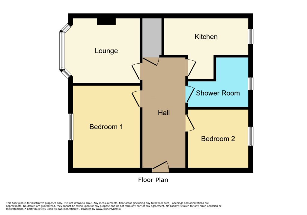 Flat 1/2, 17 Wyndham Road, Rothesay floorplan