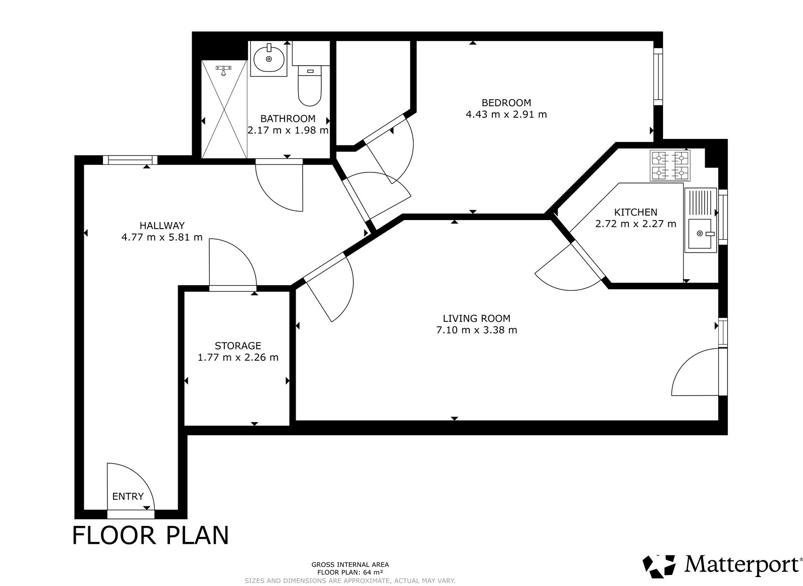 Flat 19, Darroch Gate,, Coupar Angus Road, Perth and Kinross floorplan