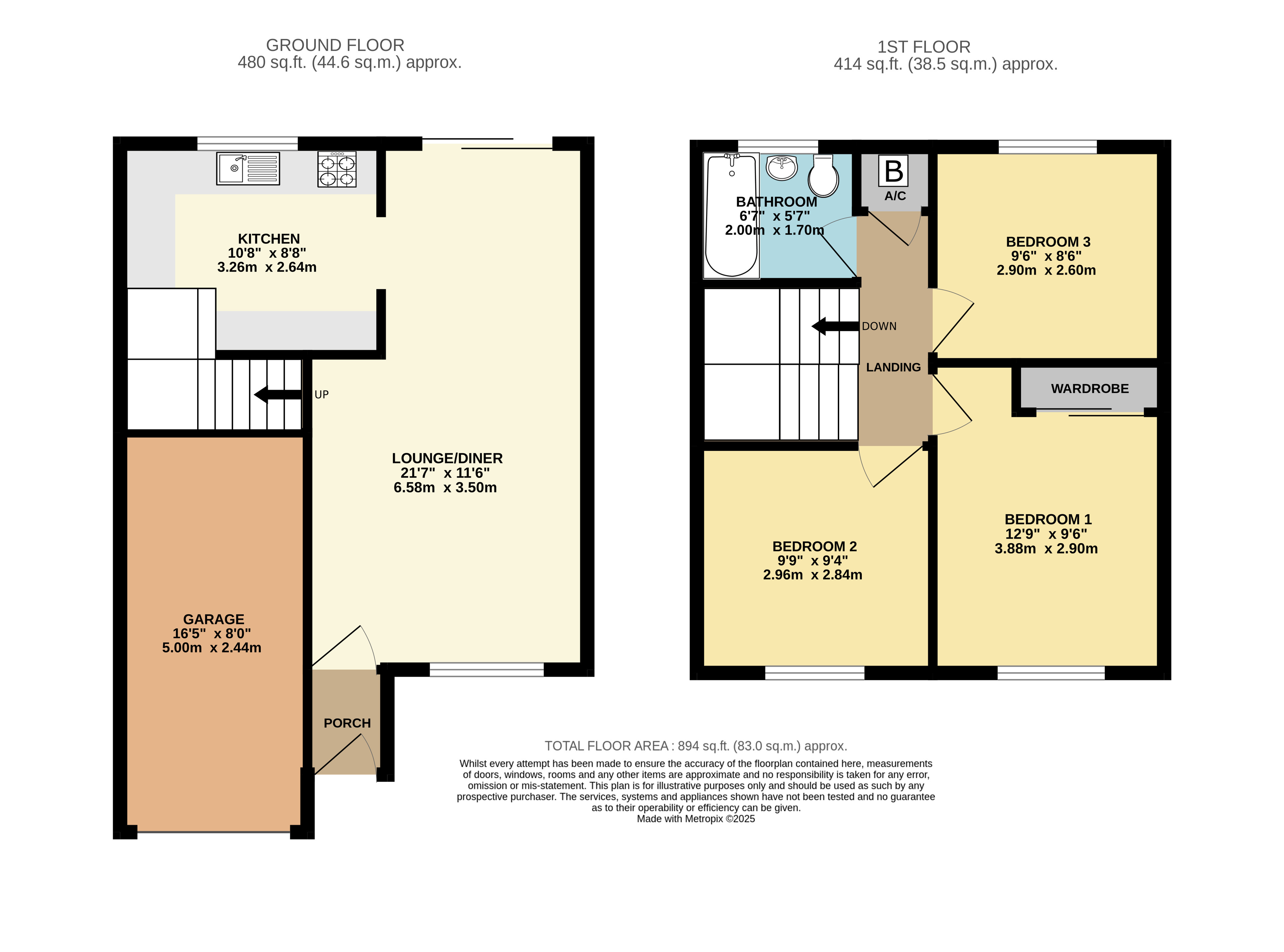 48, Primrose Way, Locks Heath floorplan