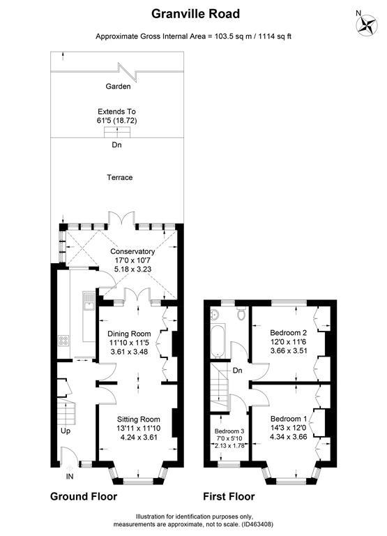 3 Bedrooms Terraced house to rent in Granville Road, Hillingdon, Middlesex UB10