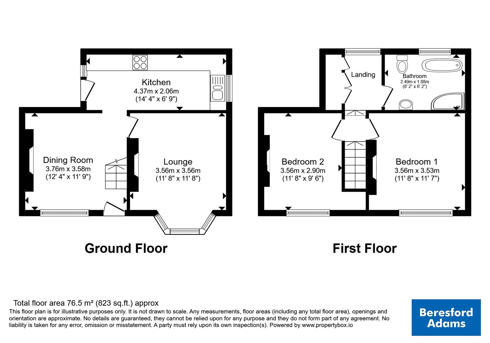 57, Lower Foel Road, Rhyl floorplan