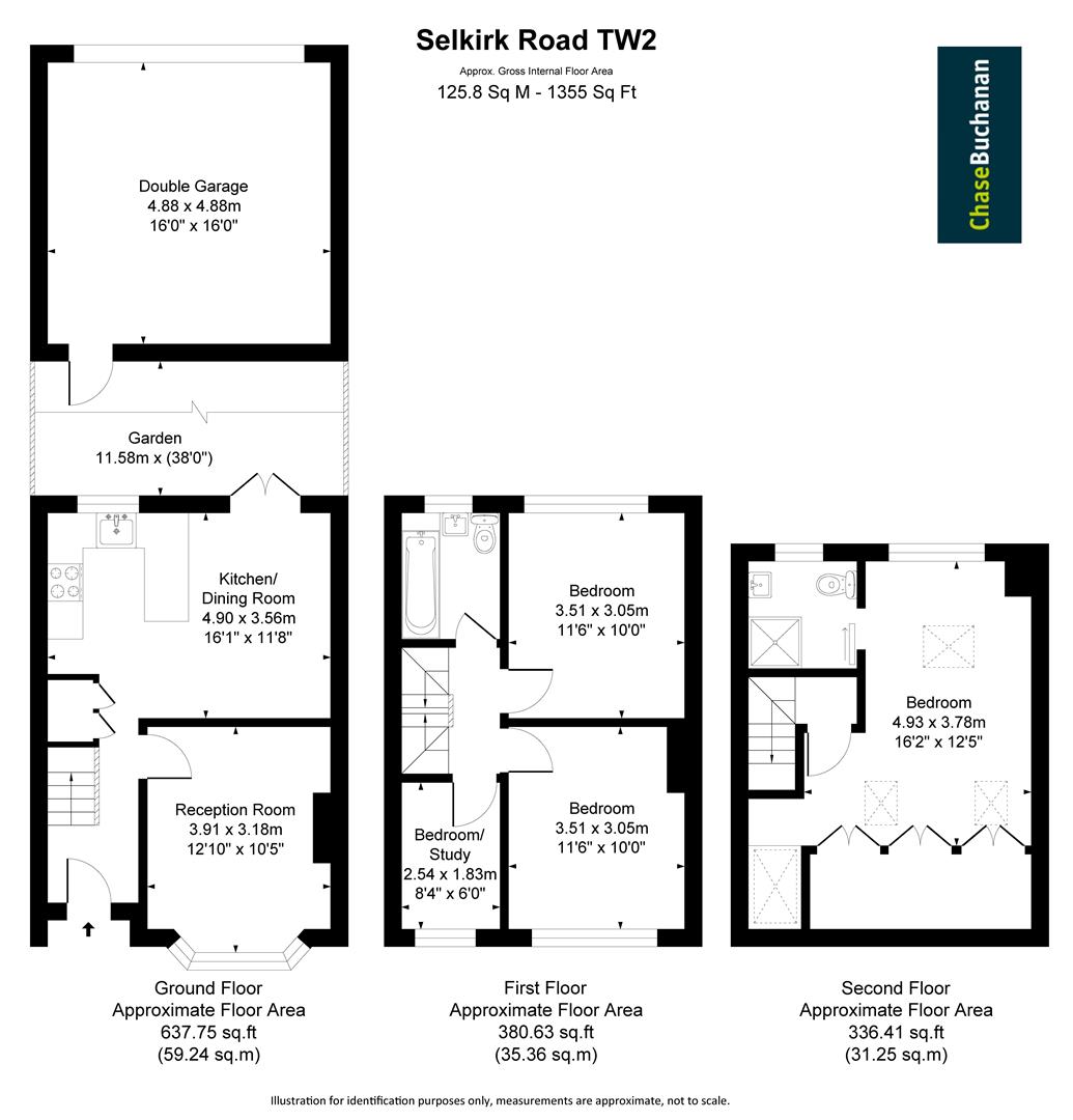 Selkirk Road, Twickenham TW2, 4 bedroom terraced house for sale