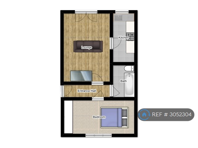 Flat, Ferguson Close, Canary Wharf floorplan
