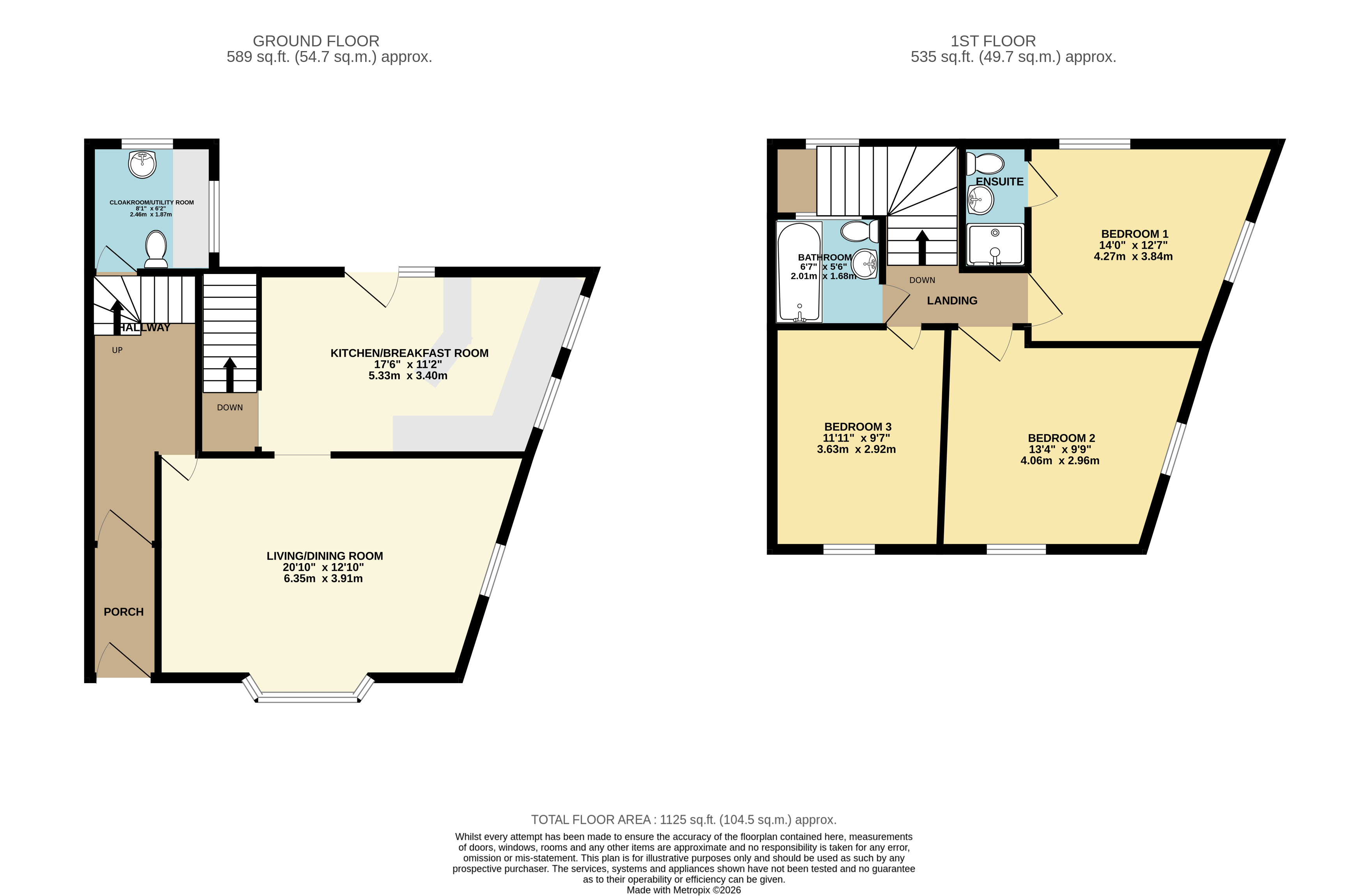 1 Bridge Street, Stratton Bude Cornwall, Cornwall floorplan