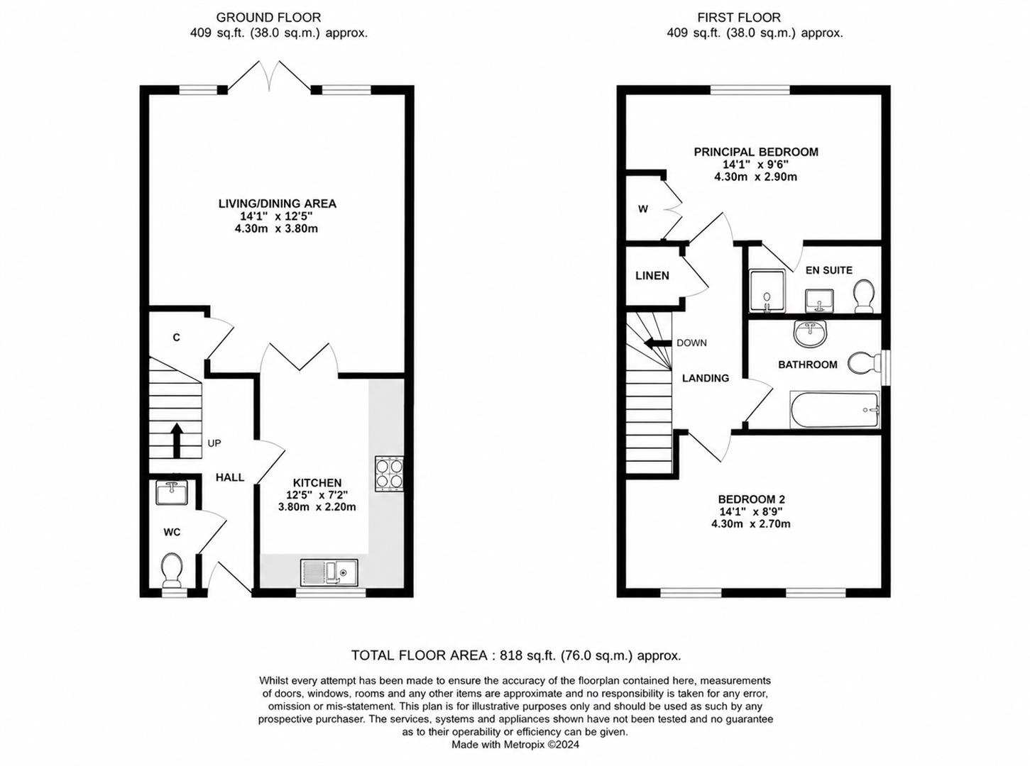 10, Dunnock Close, Knebworth floorplan