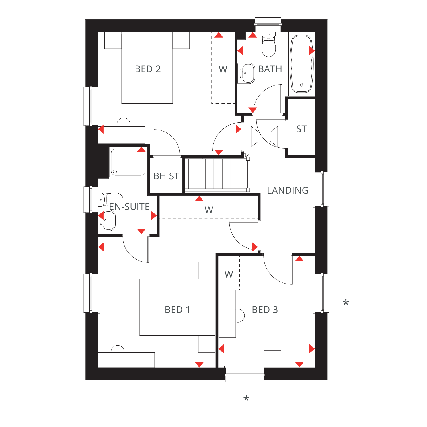 HA57297, Netherstowe Lane, Curborough, Lichfield floorplan