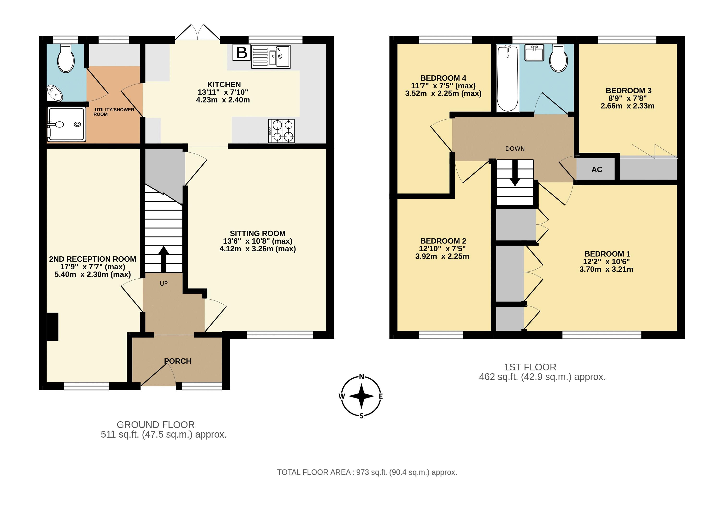 28, John Gunn Close, Chard floorplan
