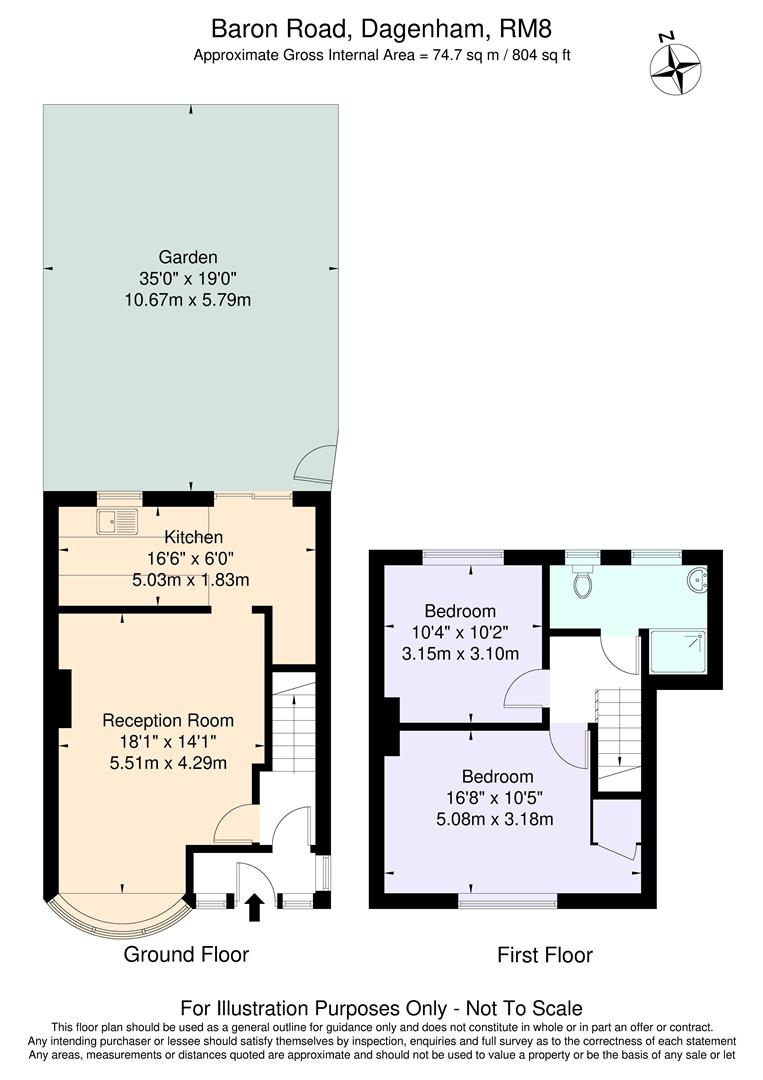 165, Baron Road, Dagenham floorplan