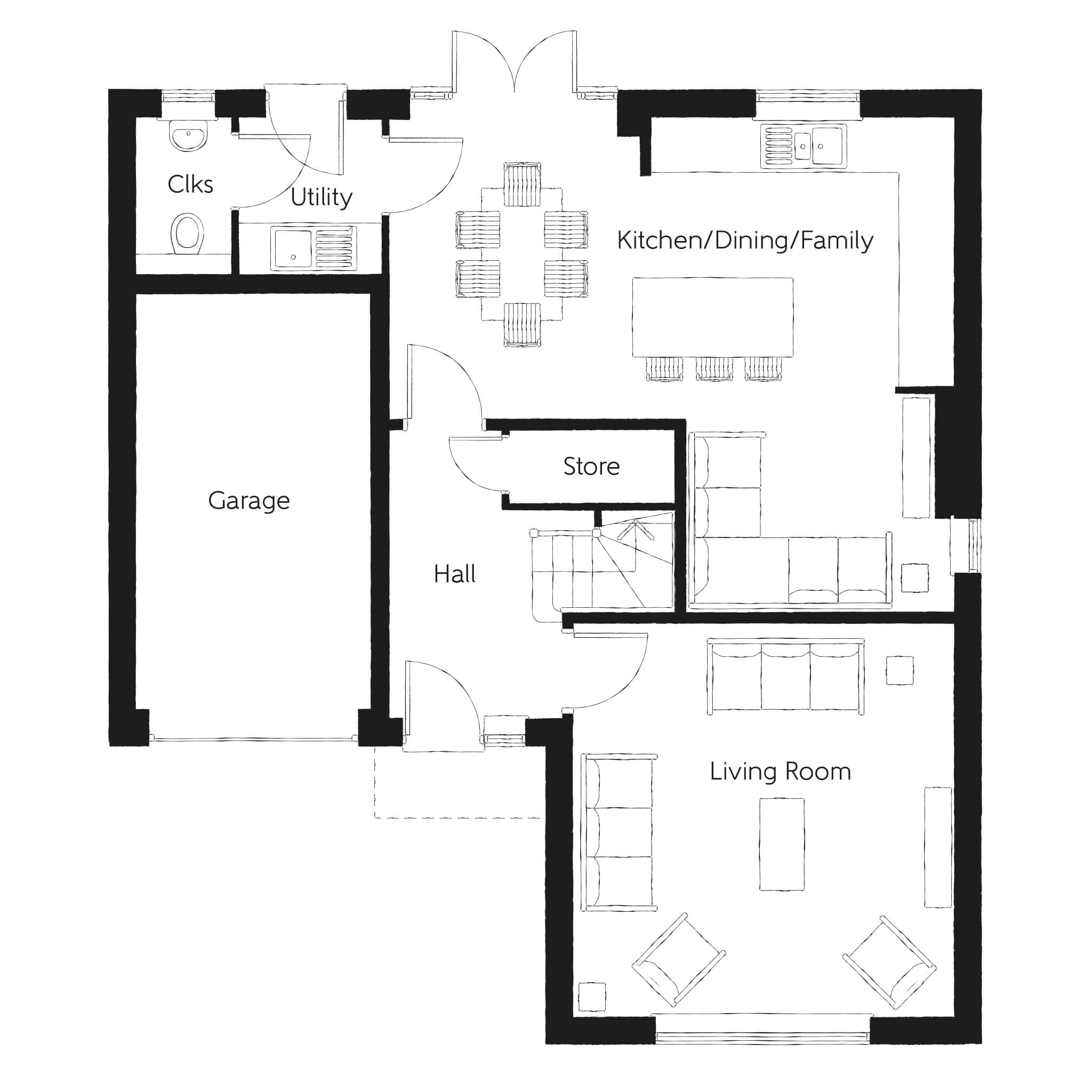 75, Northaw Road East, Cuffley floorplan