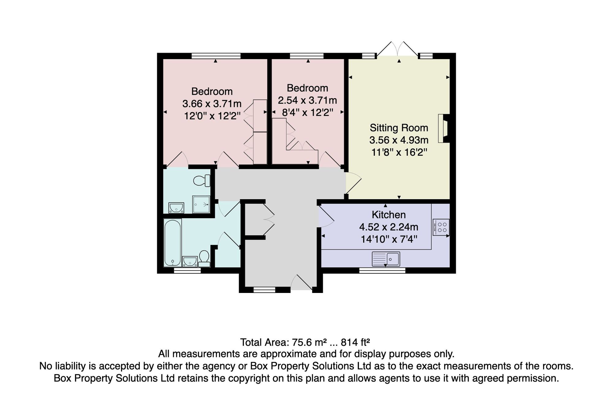 1 Garden Court Hollins Hall, Harrogate floorplan