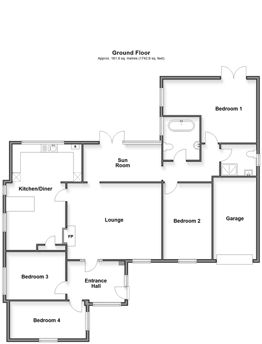 The Parade, Greatstone floorplan