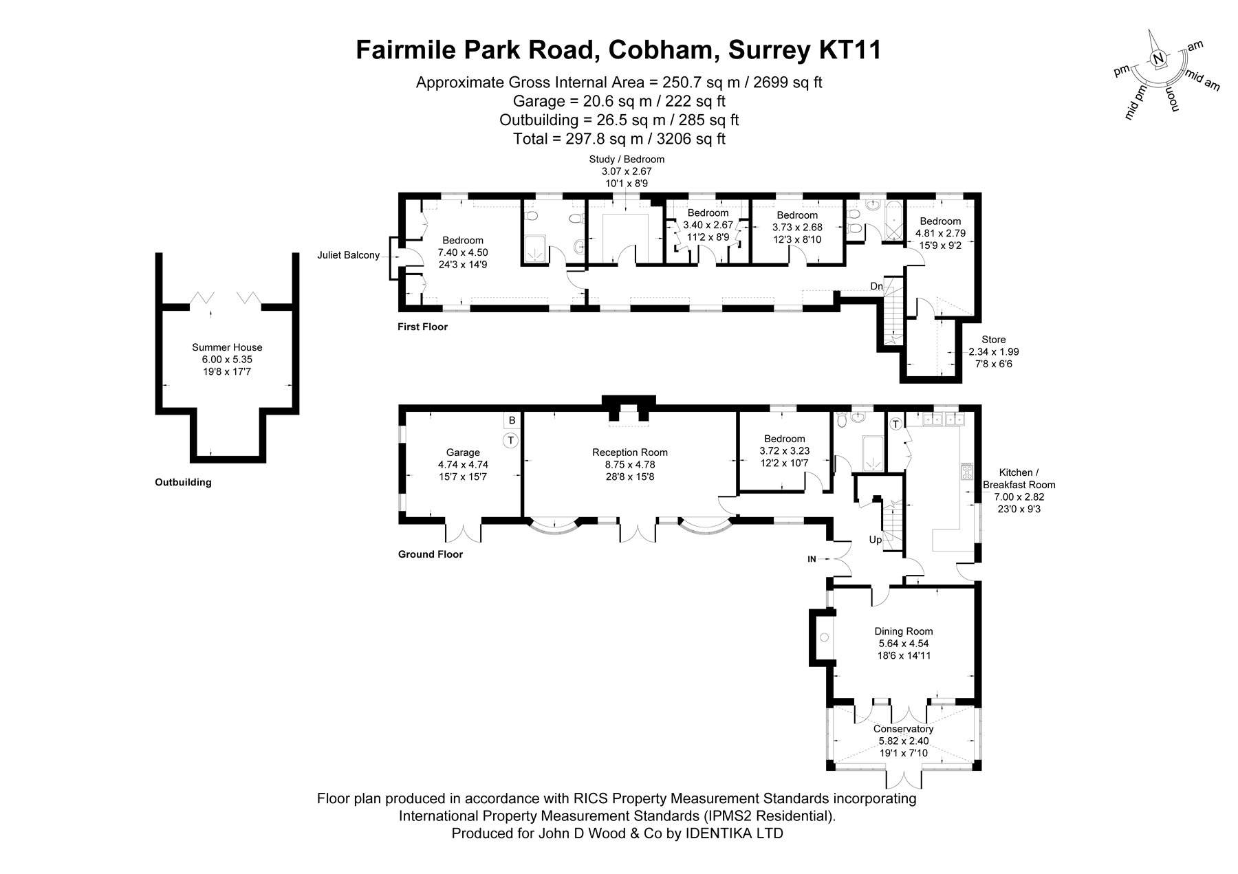 Little Compton,, Fairmile Park Road, Surrey floorplan