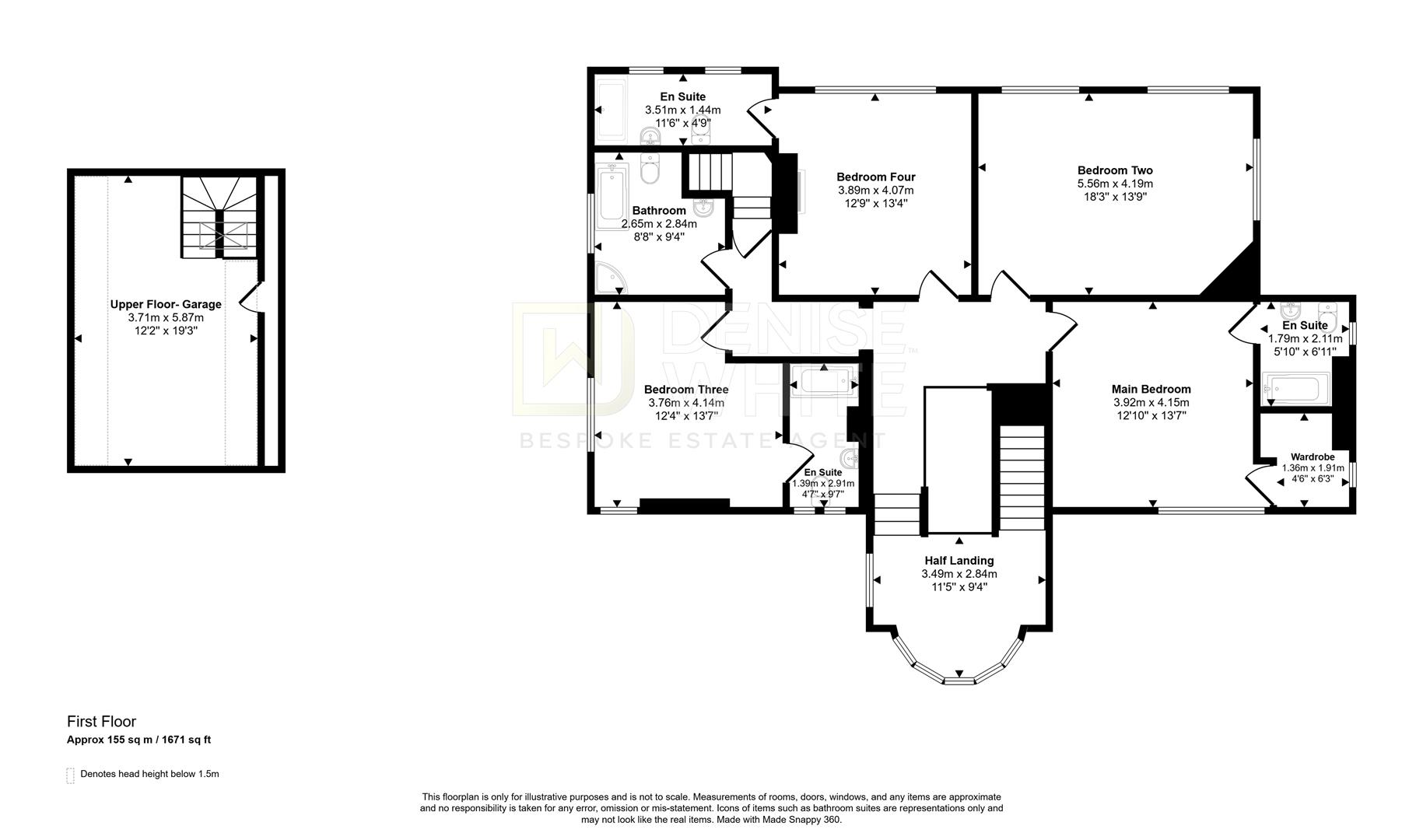 Temple Road, Buxton floorplan