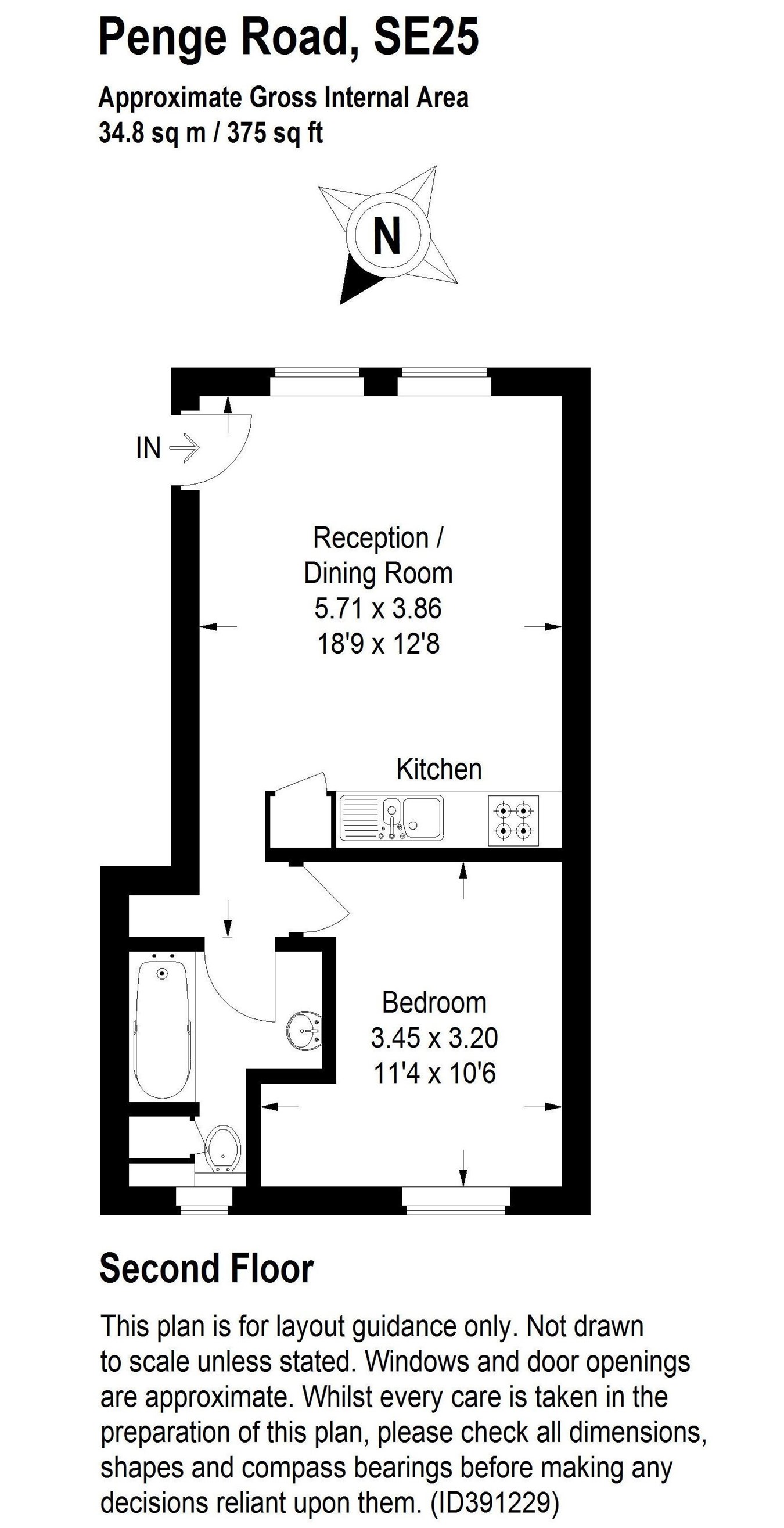 1 Bedrooms Flat to rent in Penge Road, Penge, London SE25