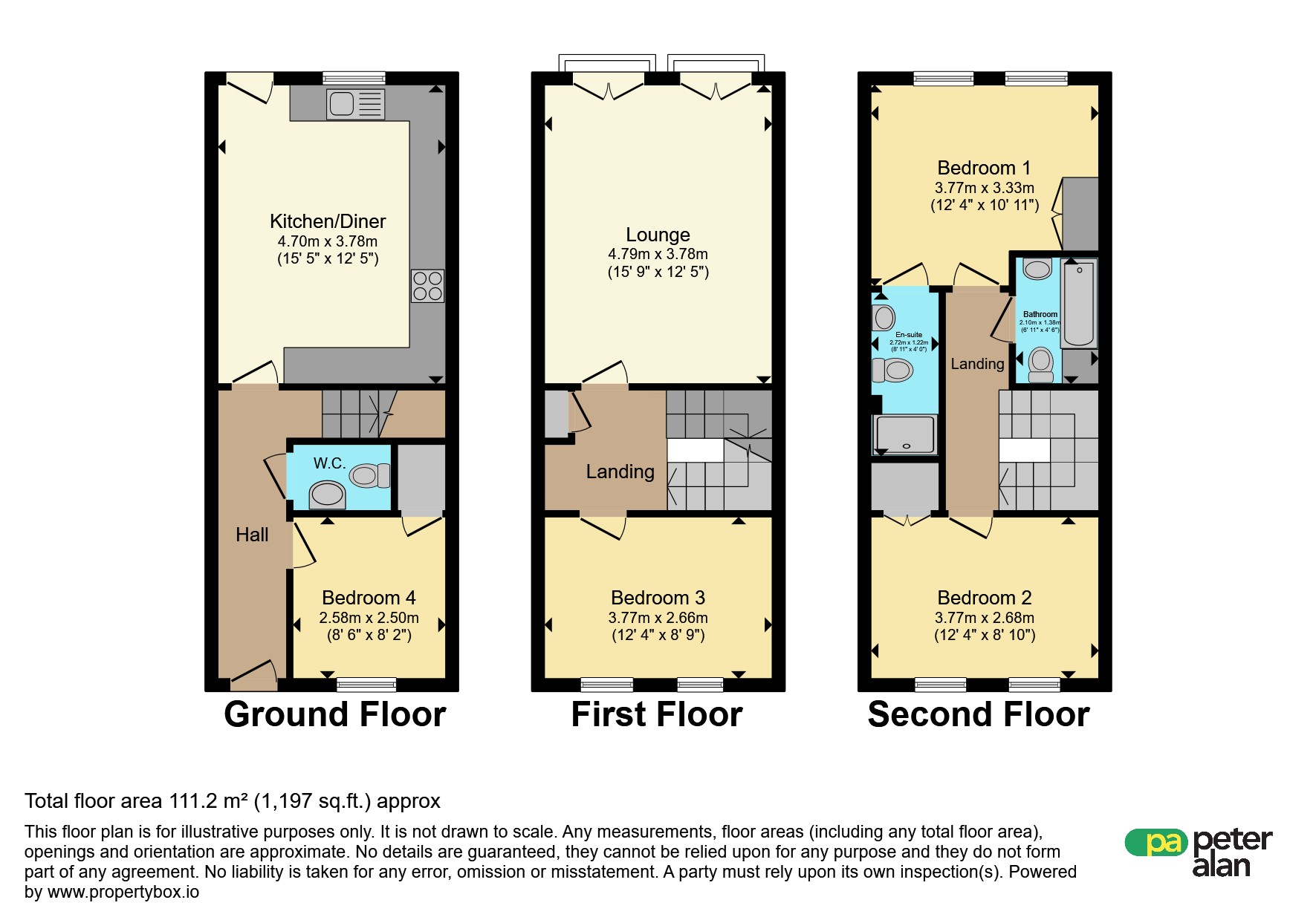 8, Doe Close, Cardiff floorplan