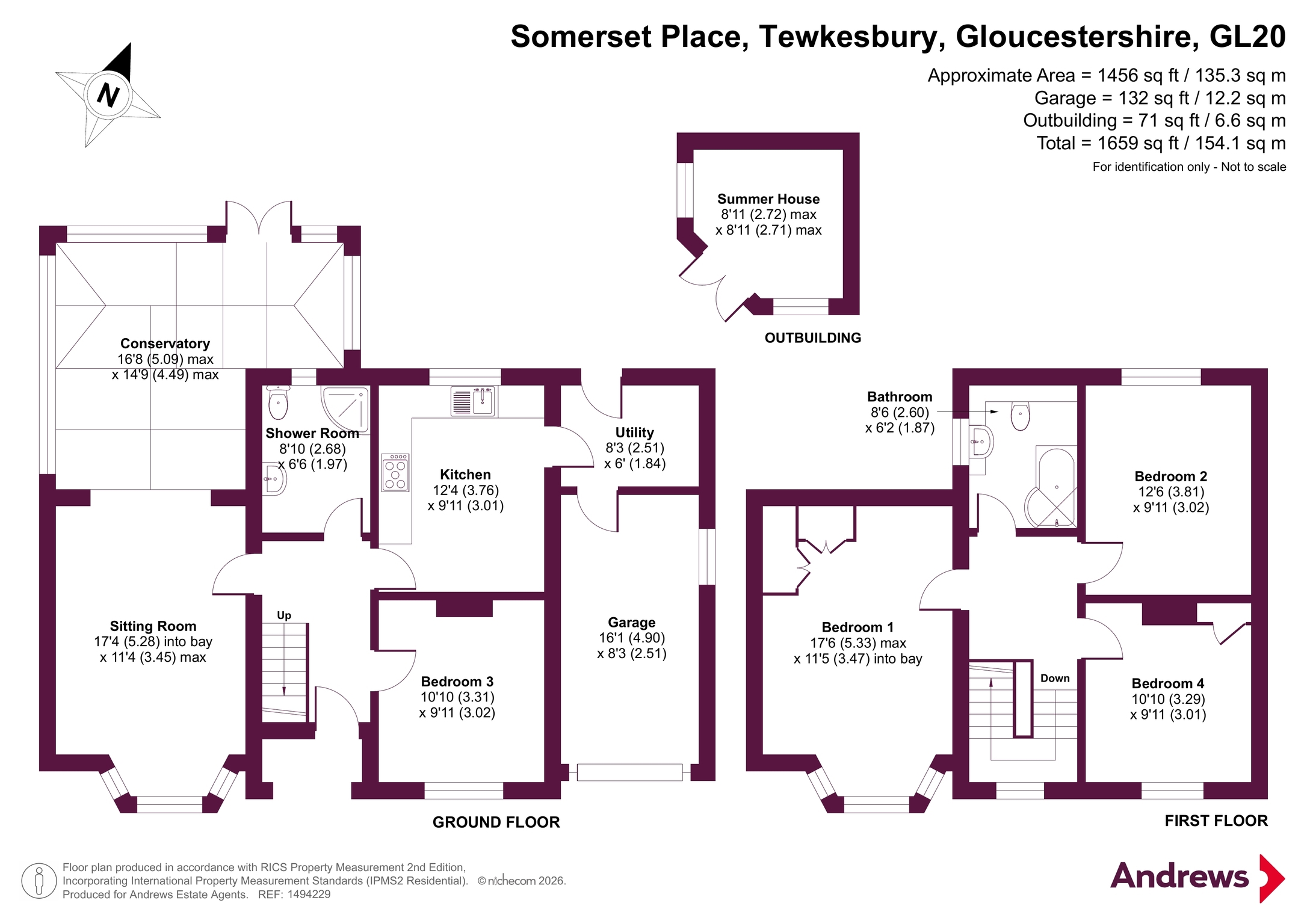8, Somerset Place, Gloucestershire floorplan