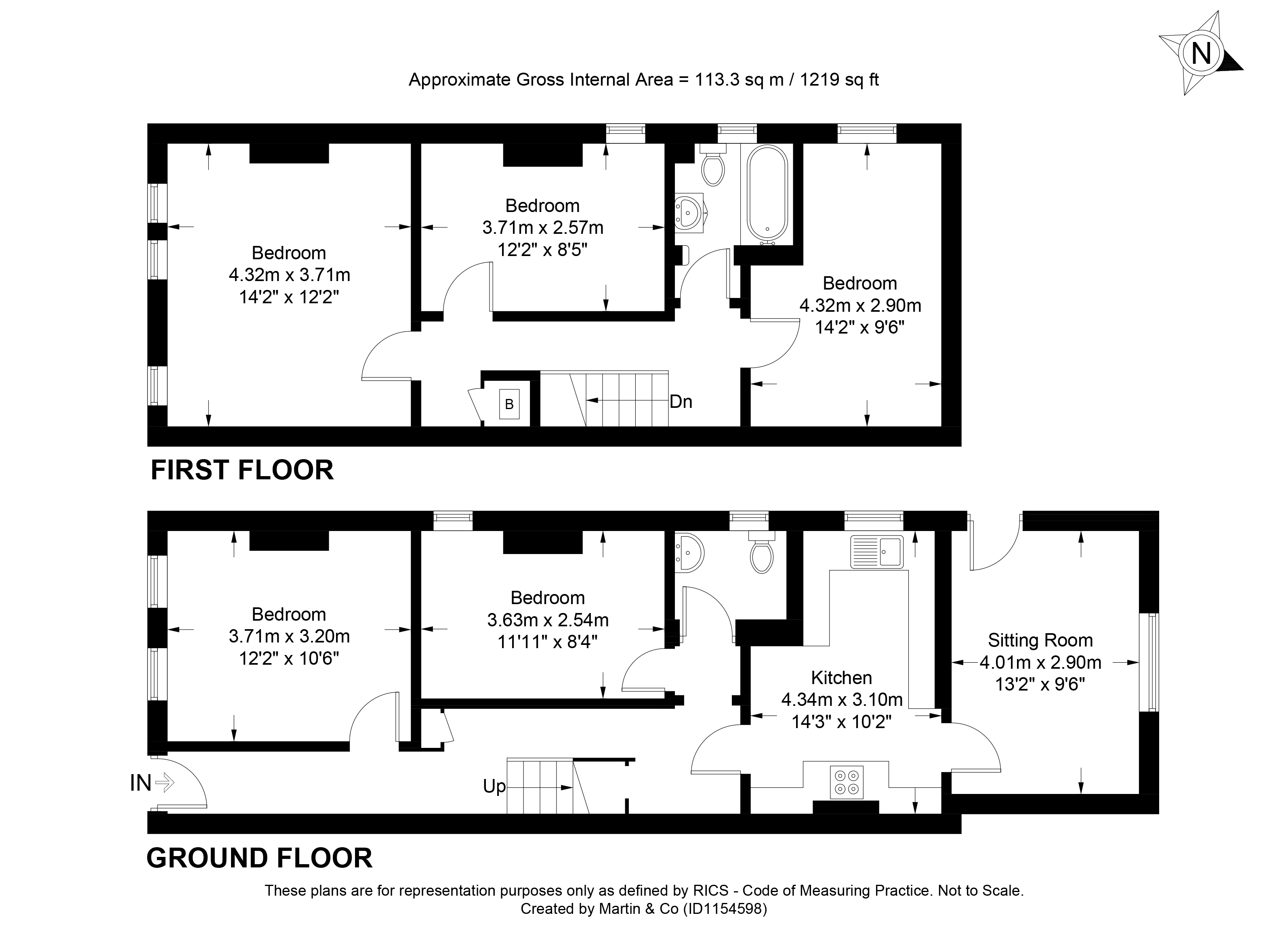 52, Romsey Road, Hampshire, England floorplan