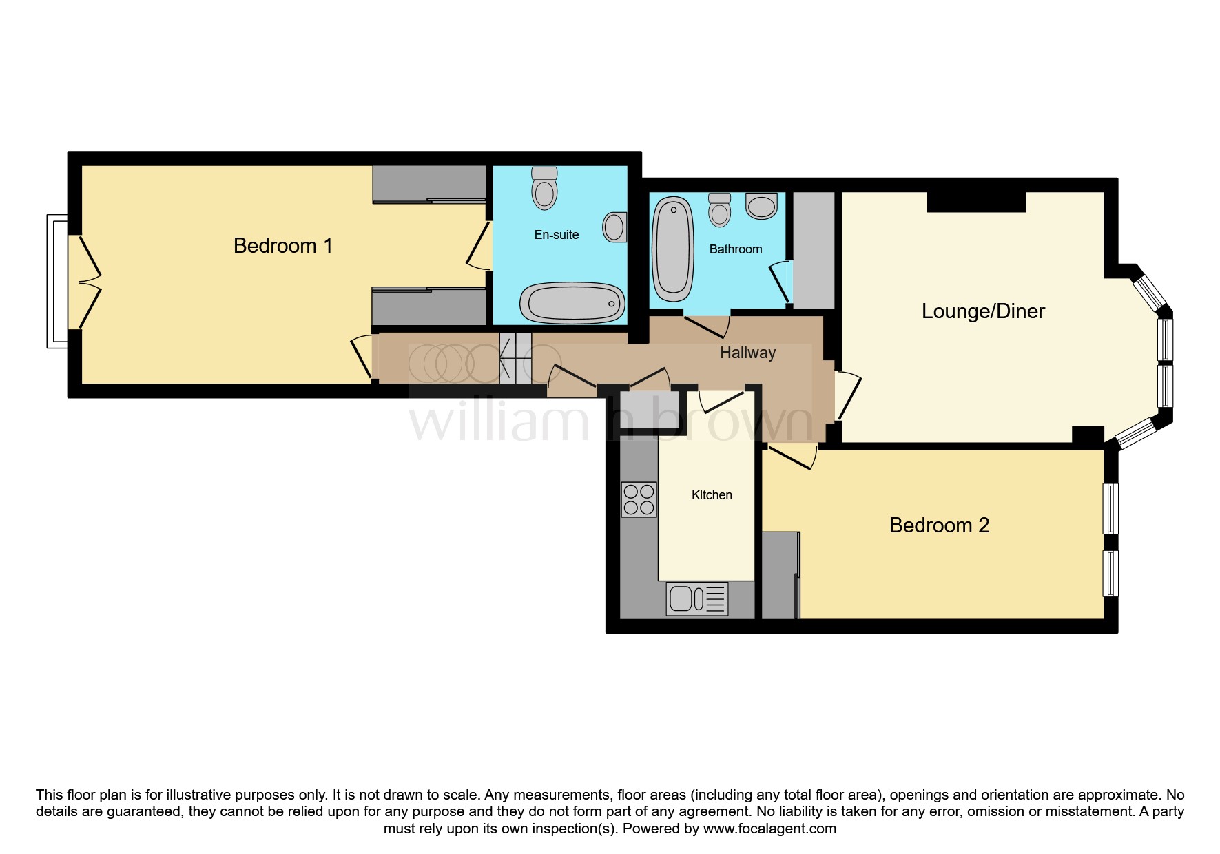 Flat 3, Caledonian House, 24, Westgate, Hunstanton floorplan