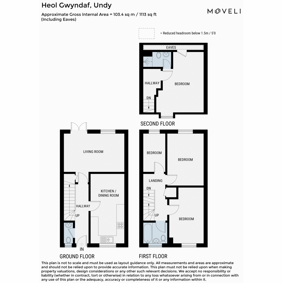 8, Heol Gwyndaf, Caldicot floorplan