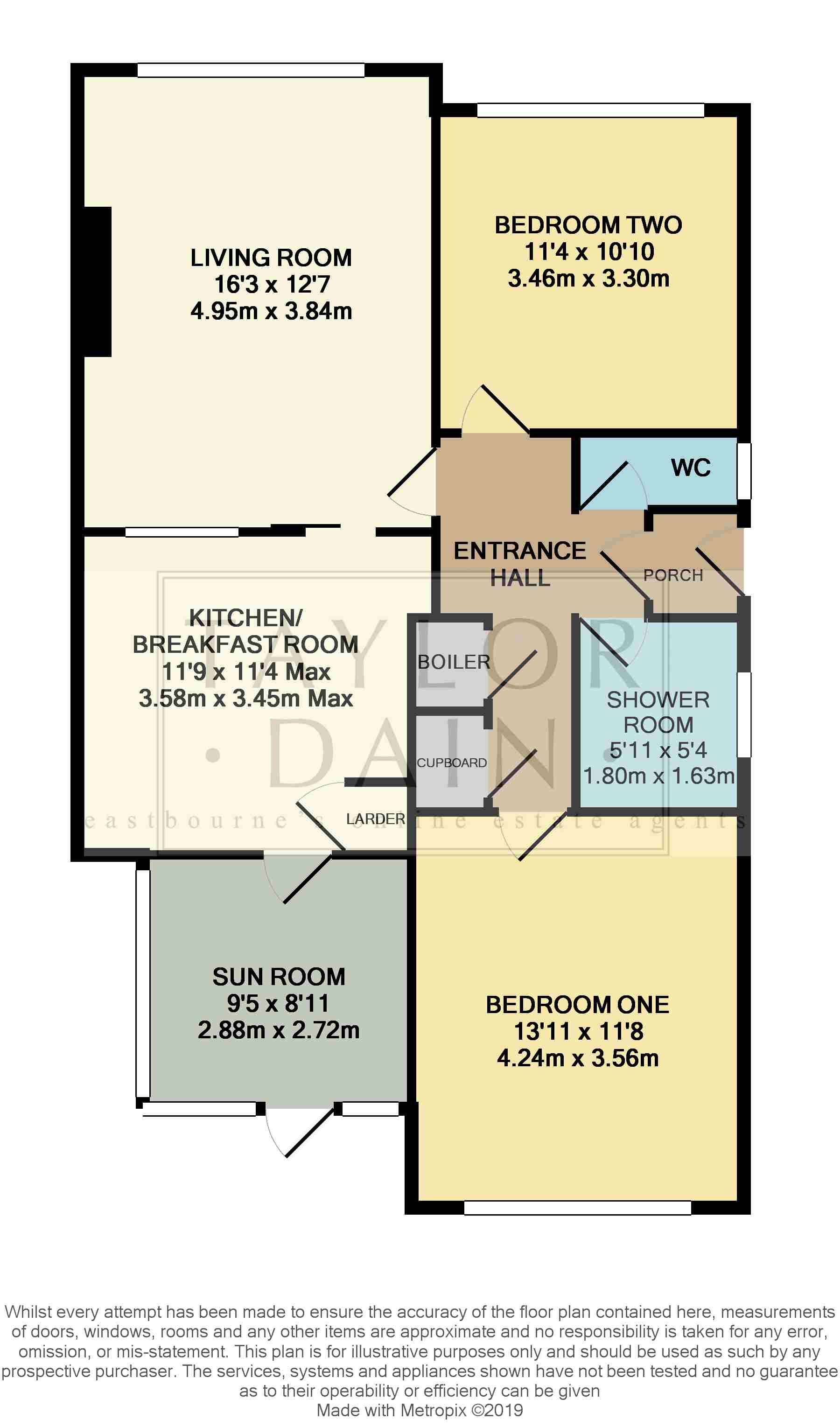 2 Bedrooms Detached bungalow for sale in Castleview Gardens, Westham BN24