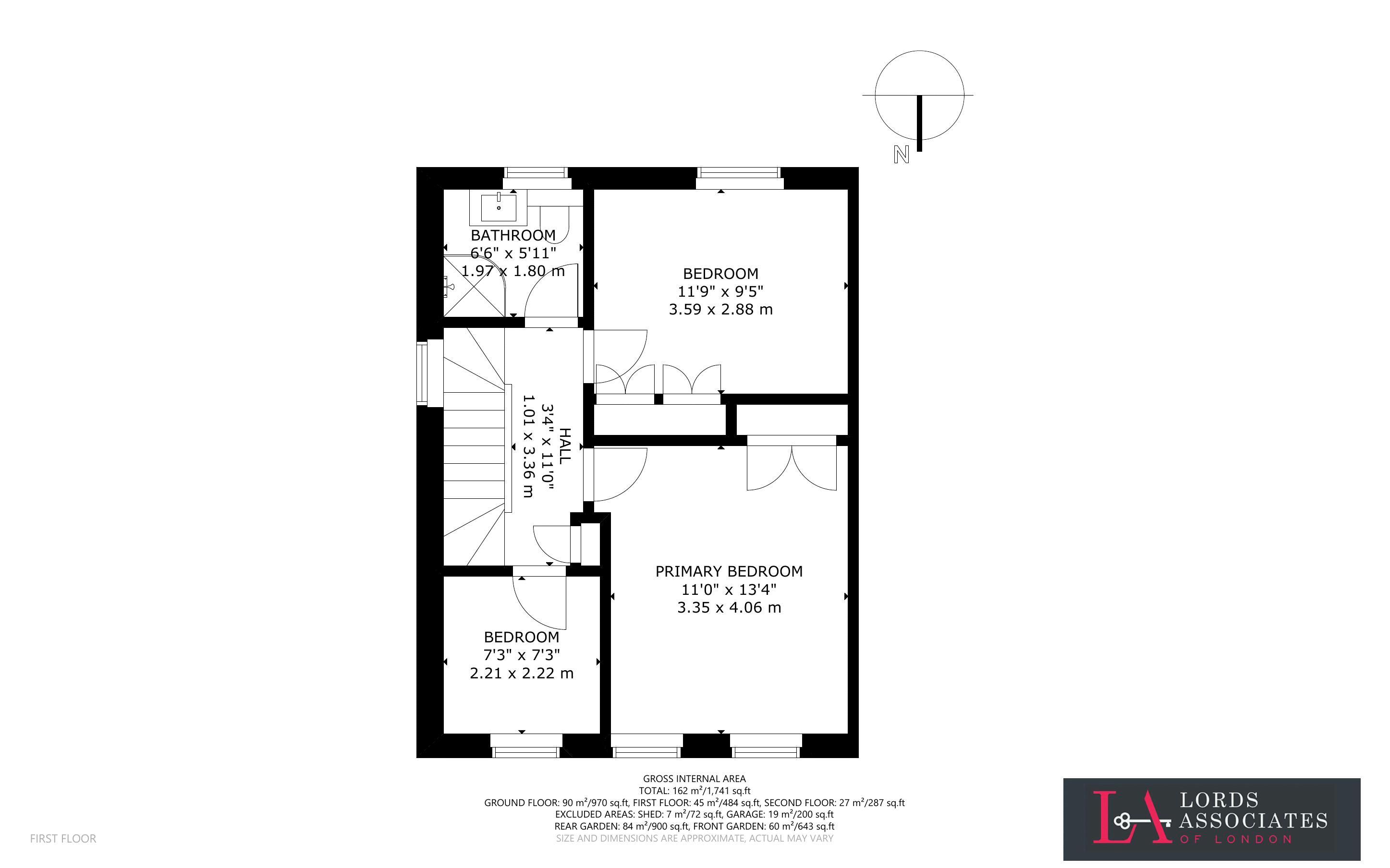 100, The Larches, Uxbridge floorplan