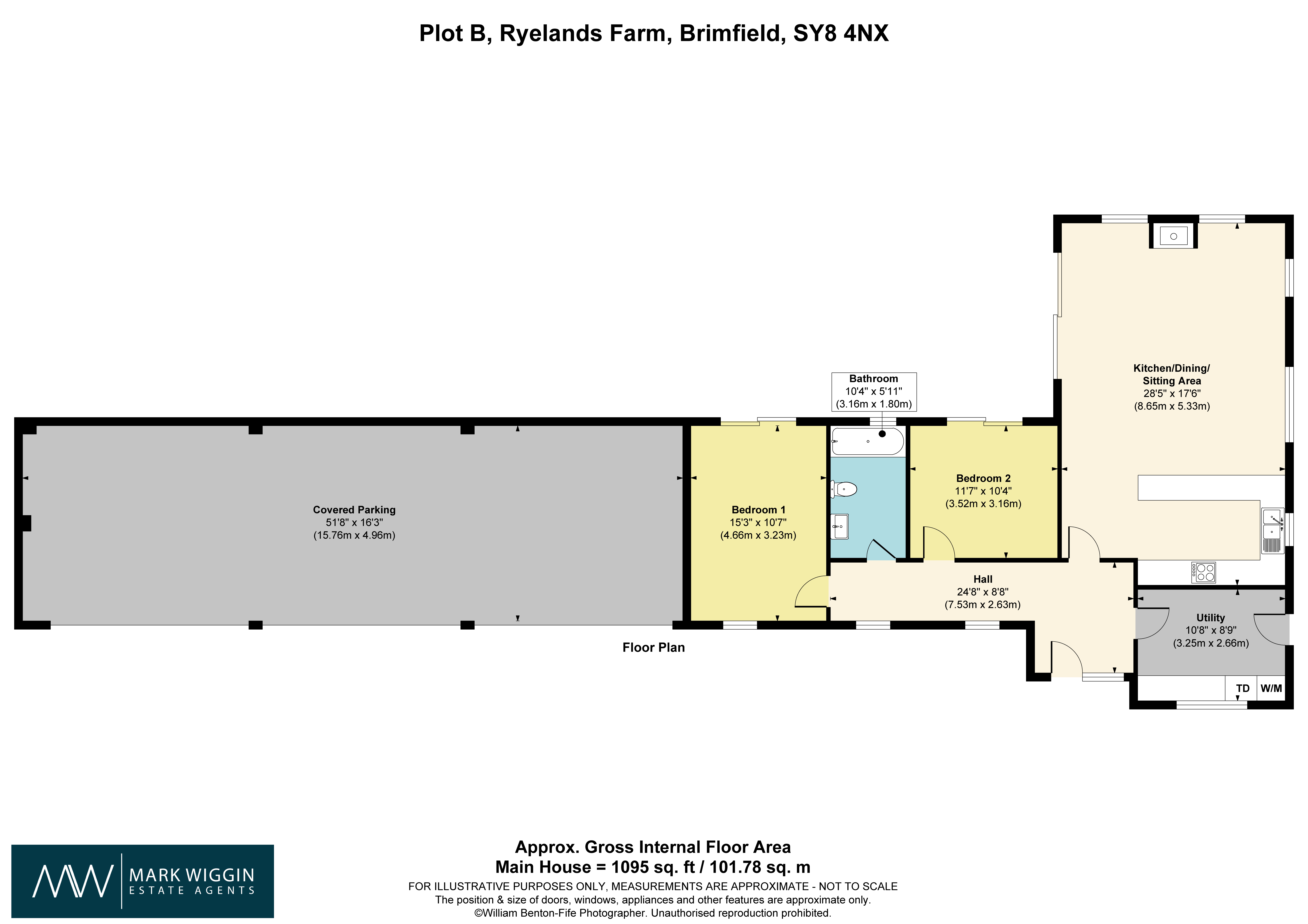 Willow View,, Brimfield, Herefordshire floorplan