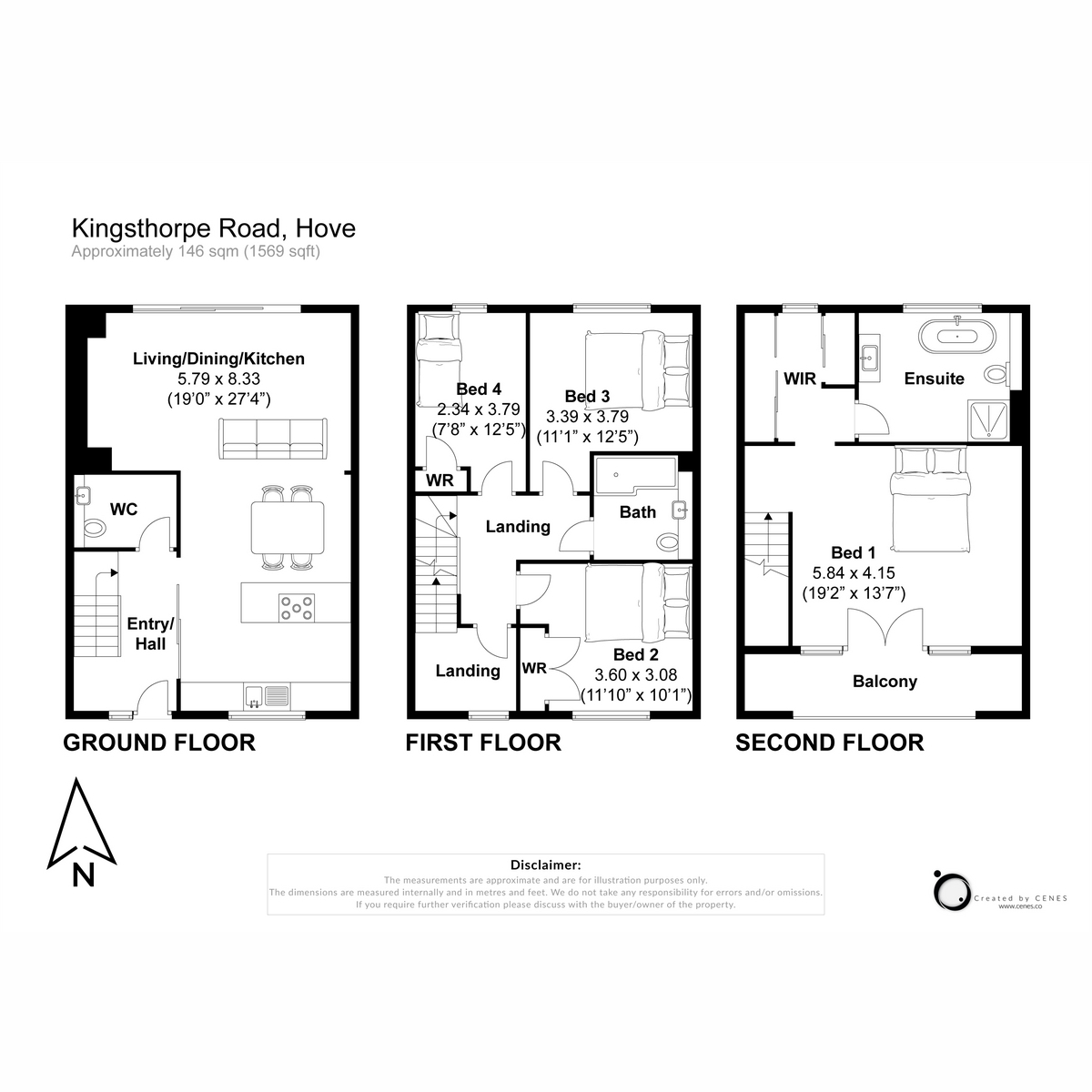 Kingsthorpe Road, Brighton floorplan