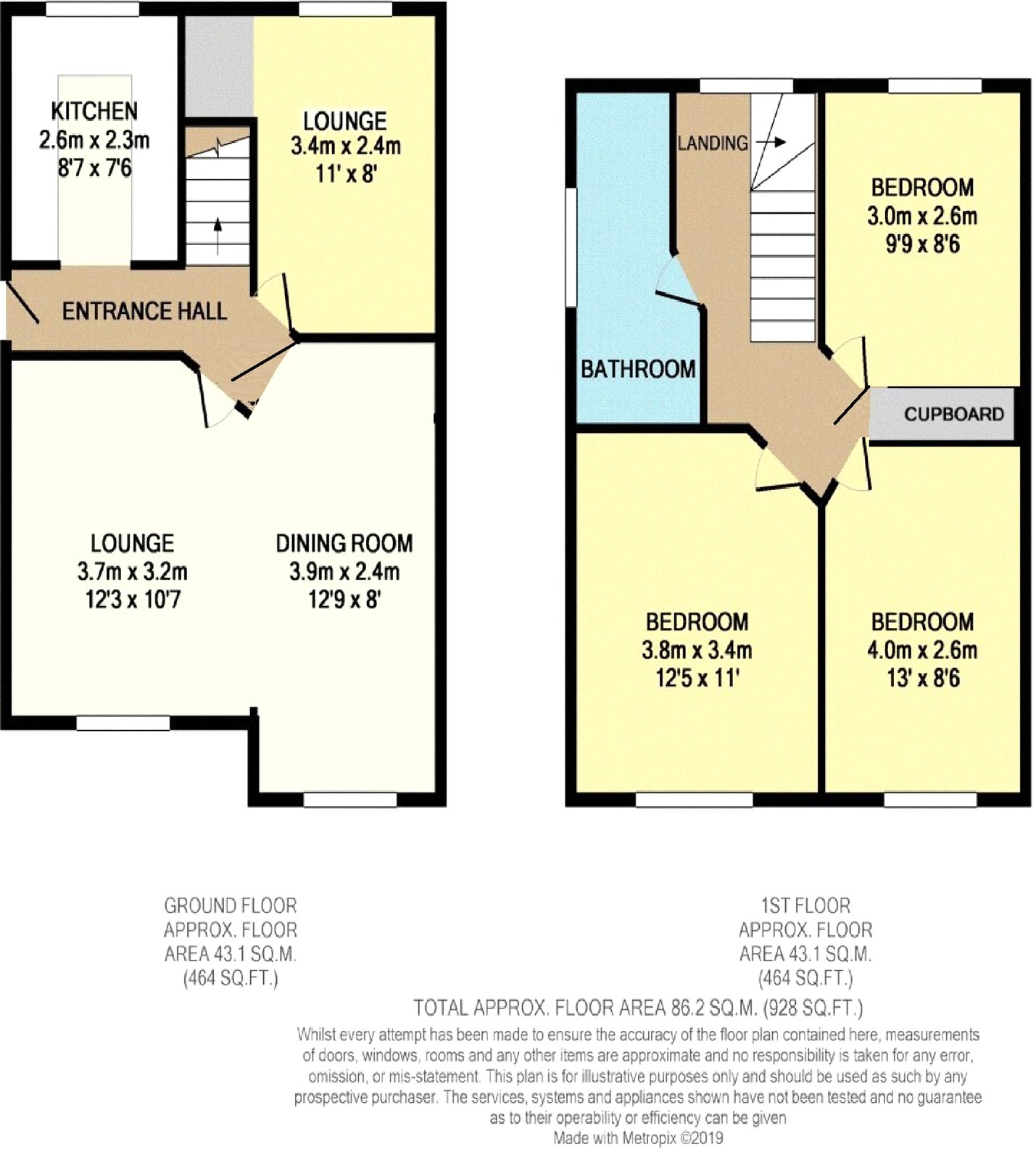 15, Kennard Close, Kent floorplan