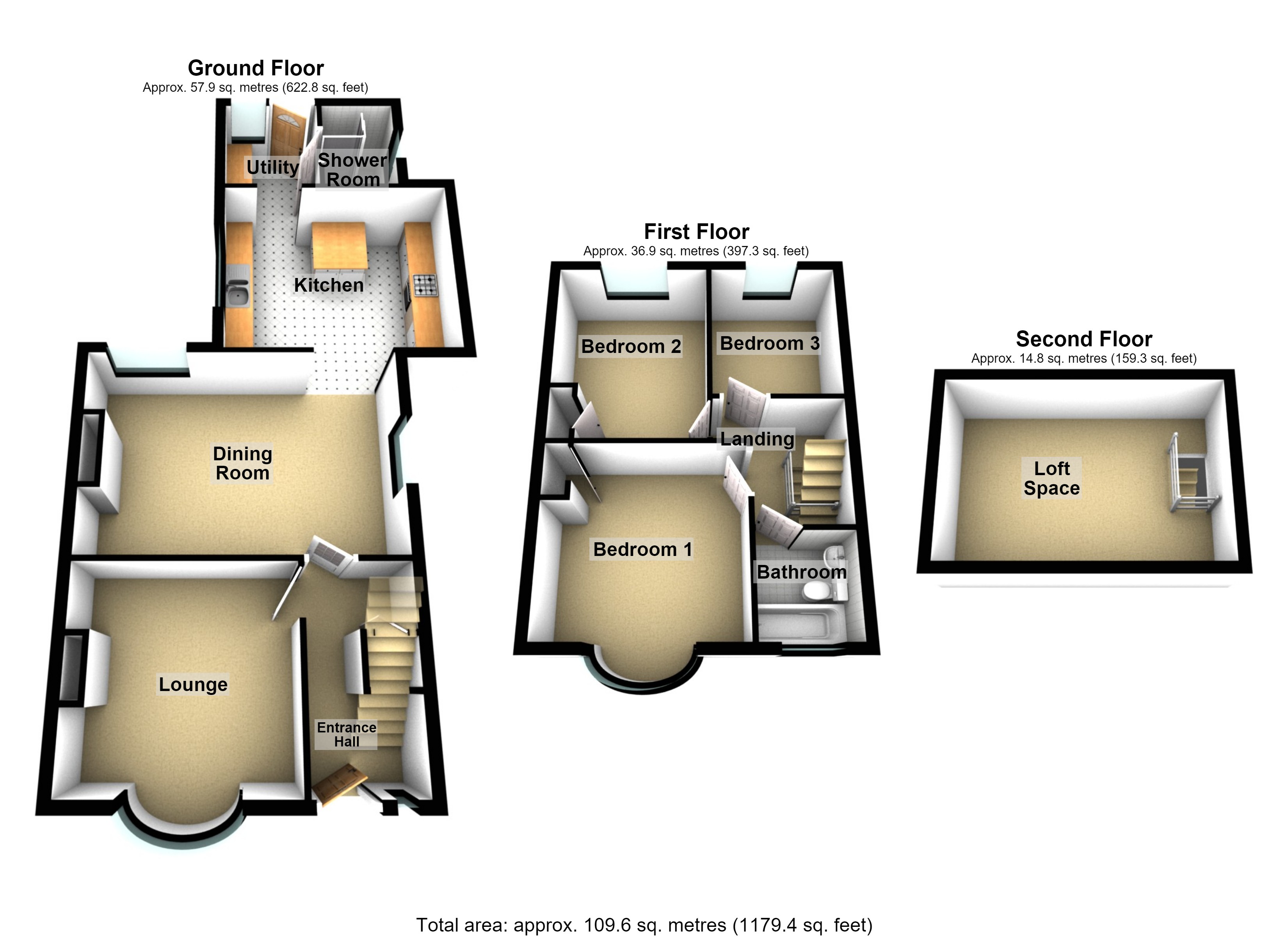 34, Lake Drive, Hull floorplan