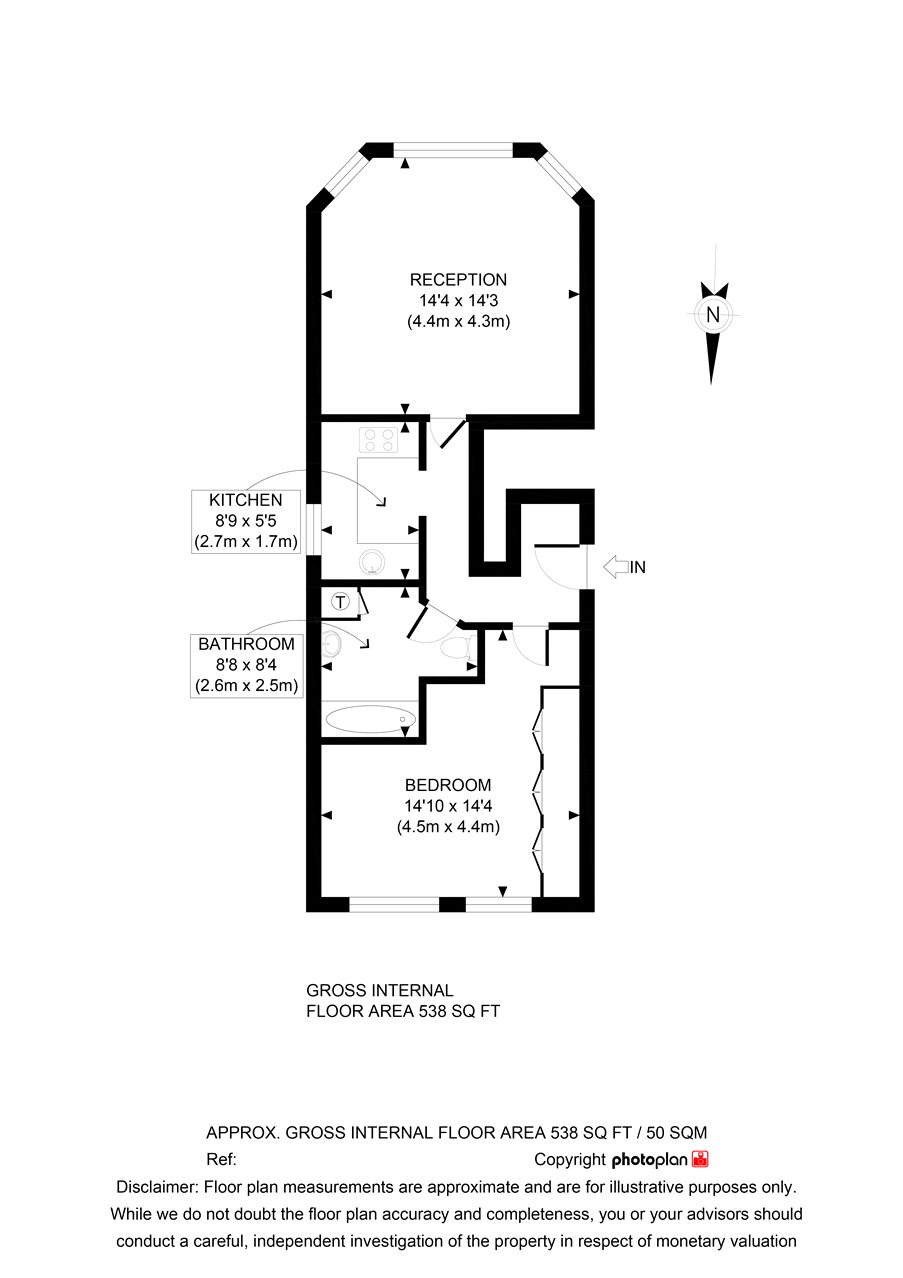 1 Bedrooms Flat to rent in Woodchurch Road, London NW6