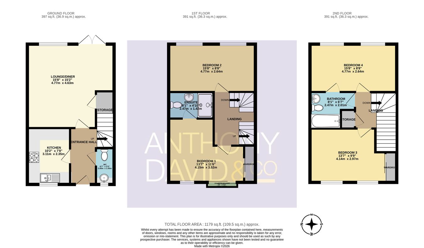 2, Seager Way, Poole floorplan