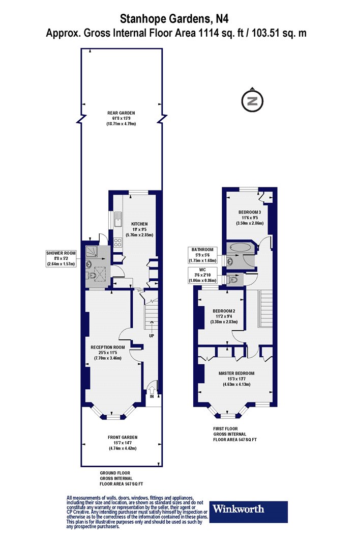 3 Bedrooms Terraced house for sale in Stanhope Gardens, Harringay Gardens N4