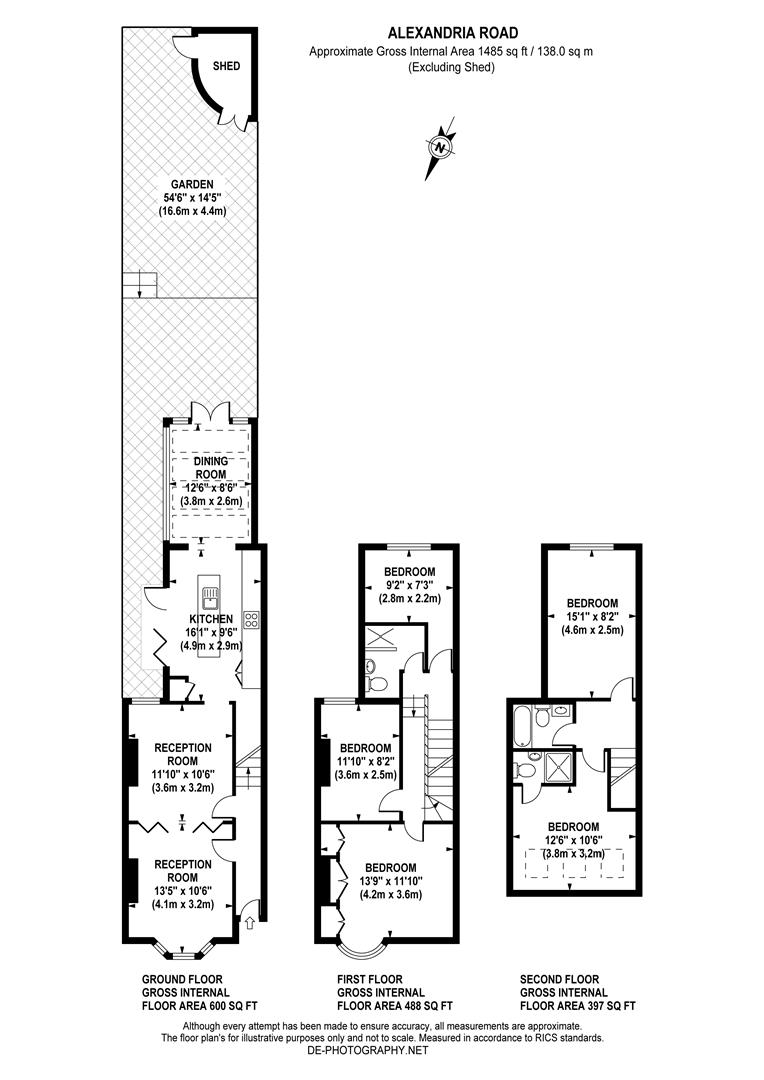 5 Bedrooms Terraced house to rent in Alexandria Road, Ealing W13
