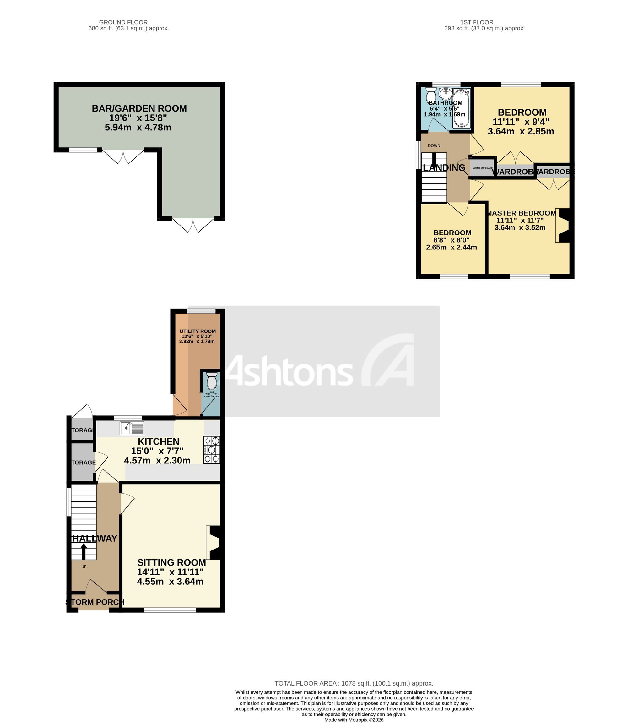 2 Hughes Avenue, Warrington floorplan