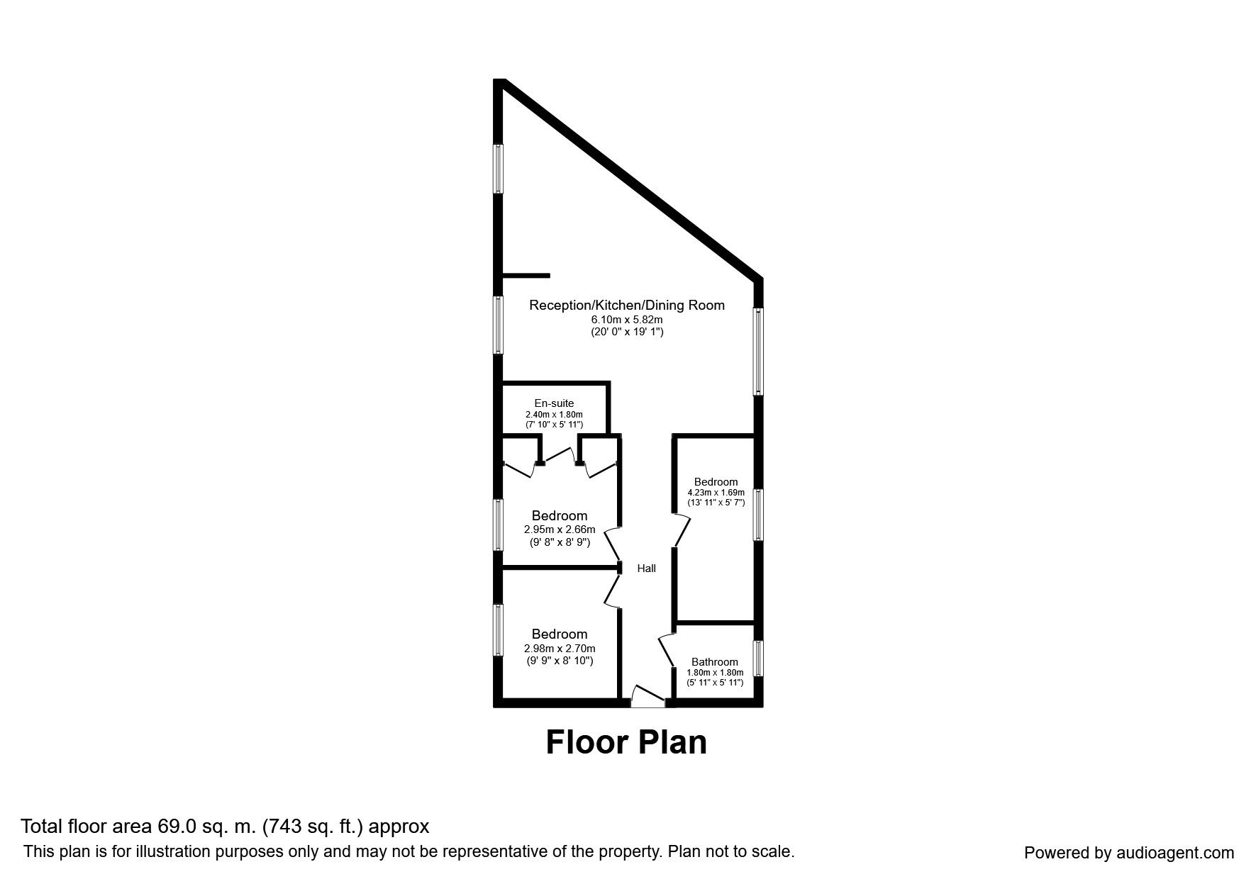 3 Bedrooms Flat to rent in Brabazon Street, London E14