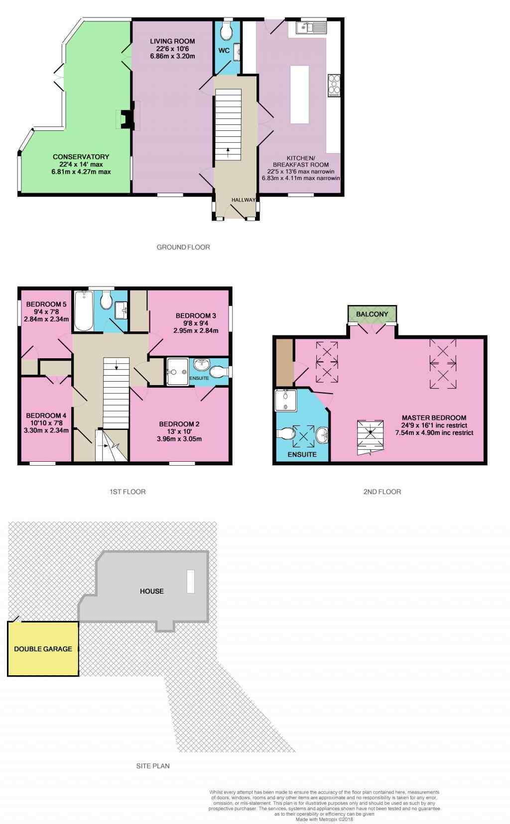 5 Bedrooms Detached house for sale in Beech Close, Bramley, Tadley RG26
