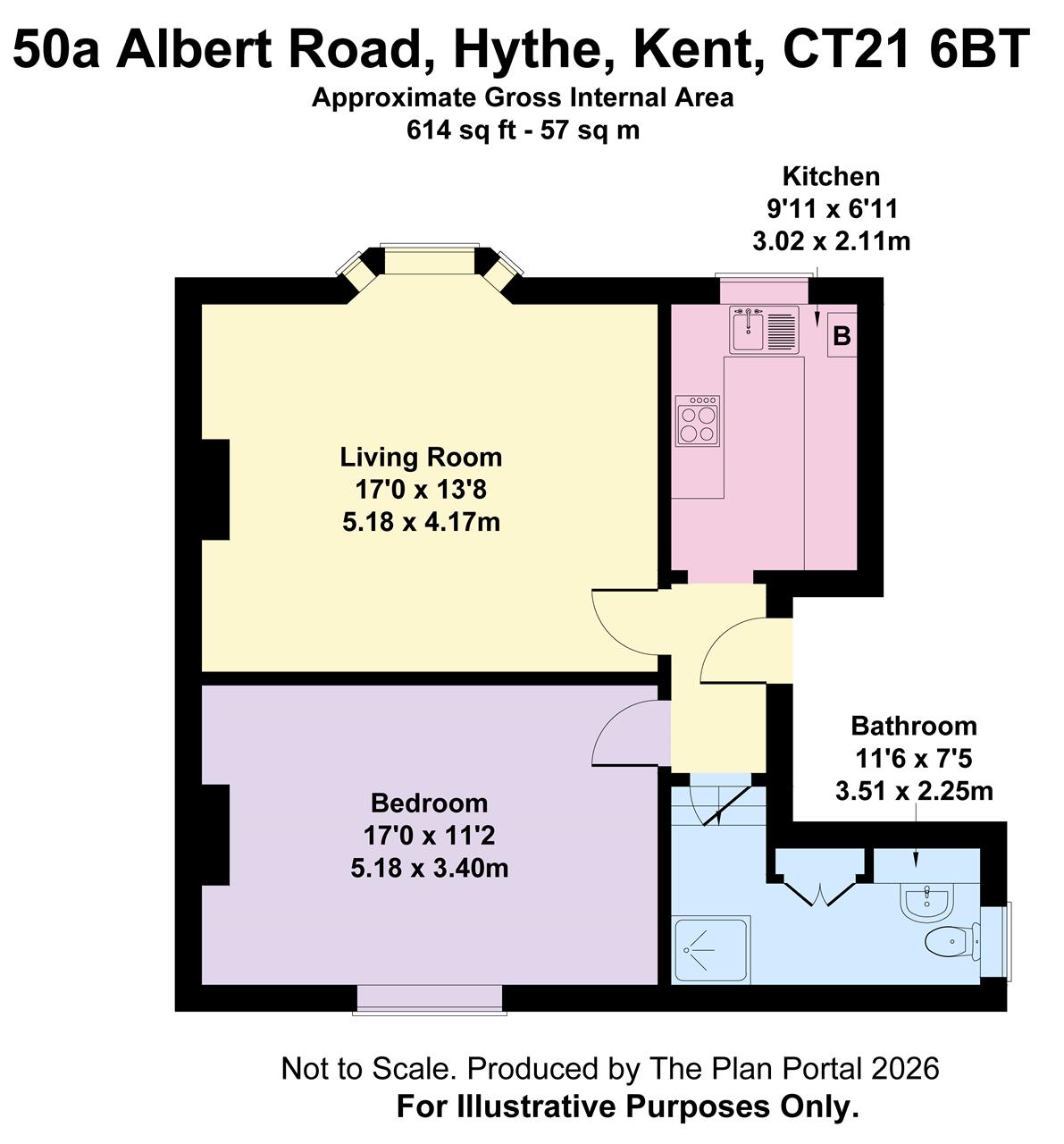 50A, Albert Road, Hythe floorplan