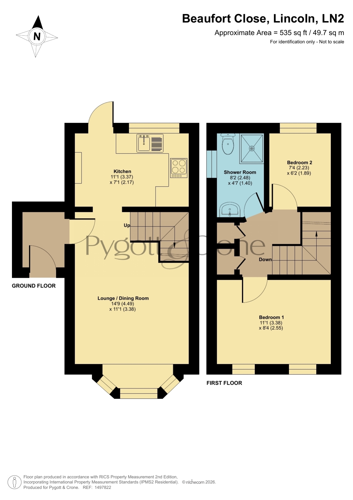36, Beaufort Close, Lincoln floorplan