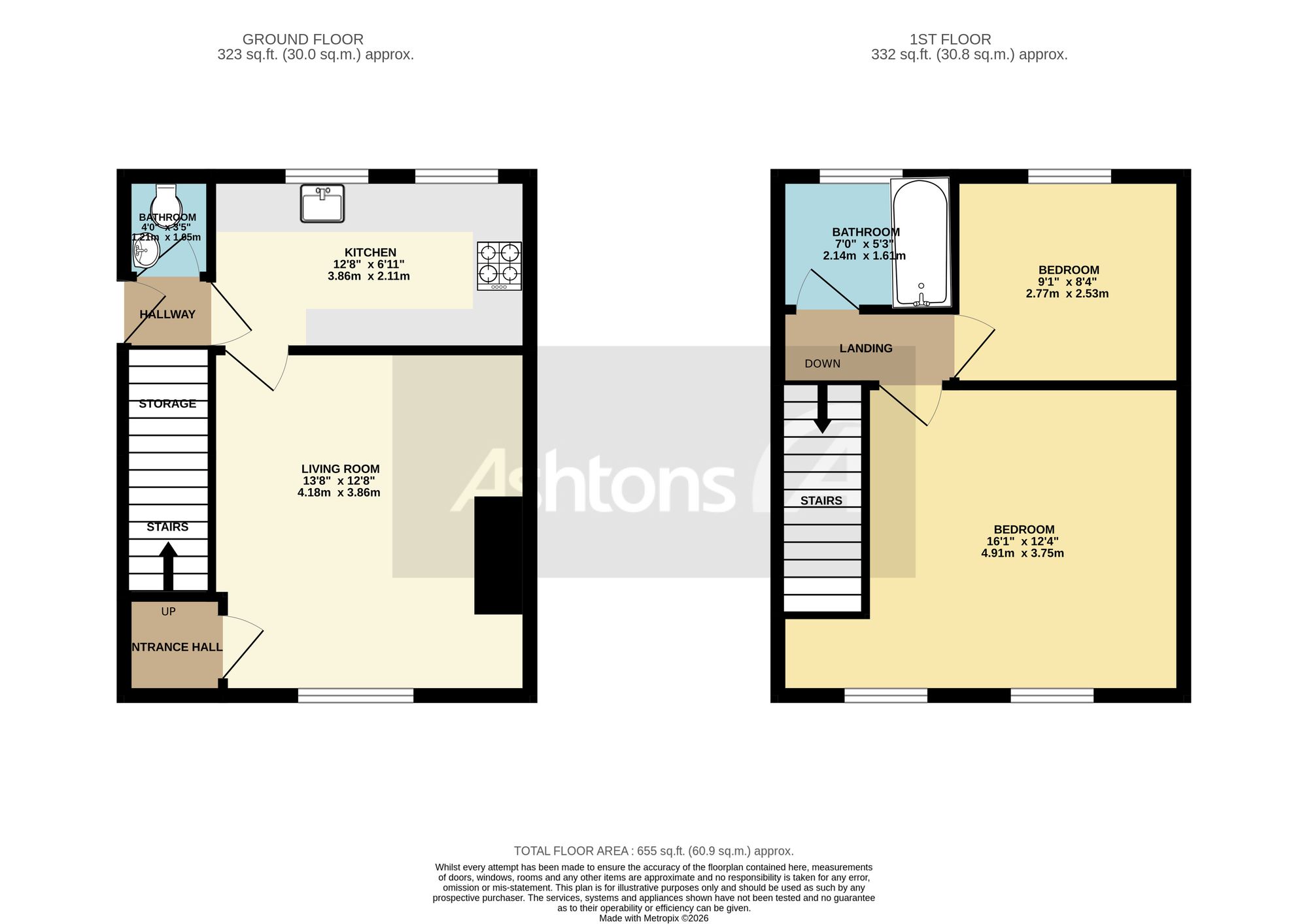 22 Coronation Street, Wigan floorplan
