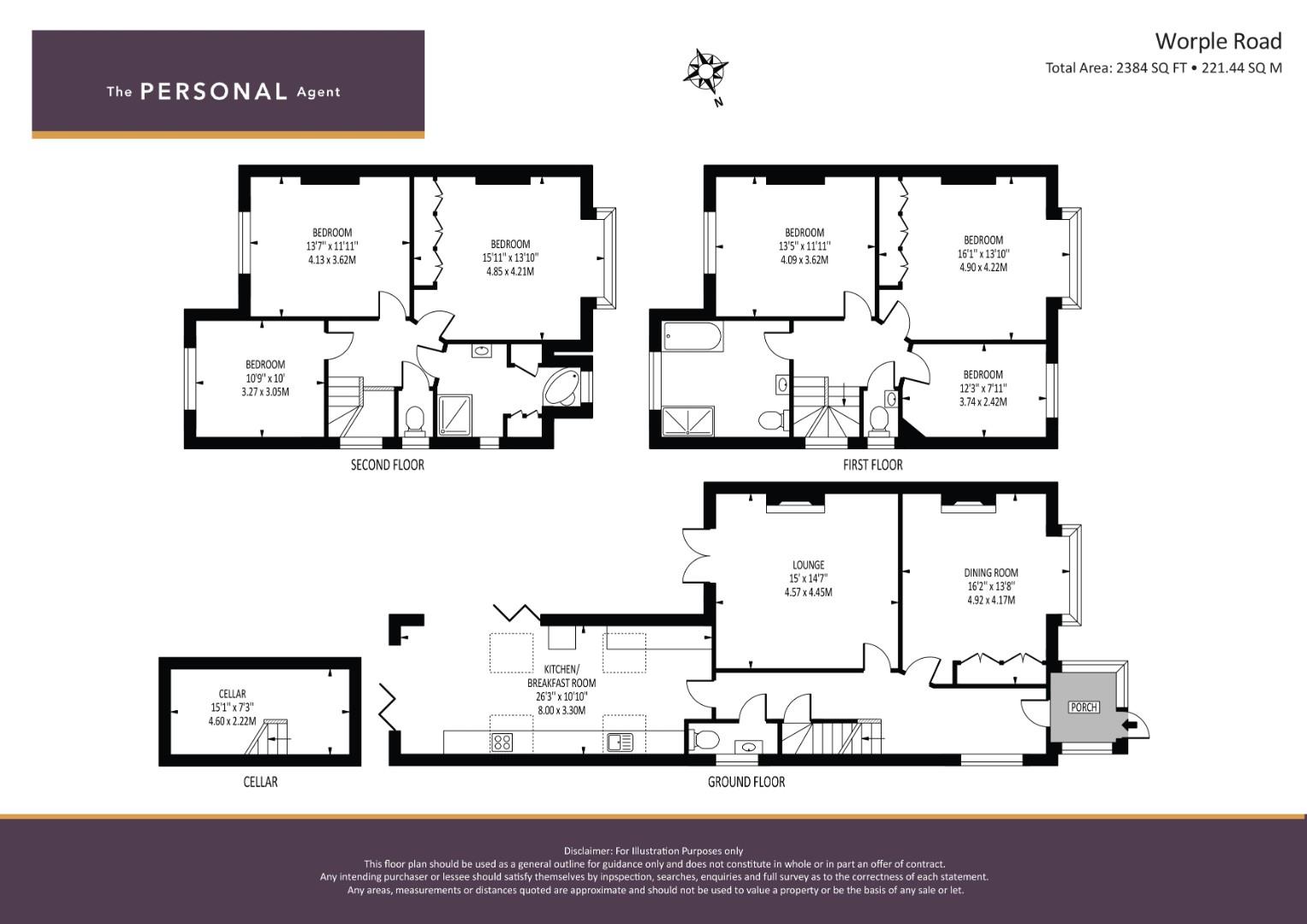31, Worple Road, Epsom floorplan