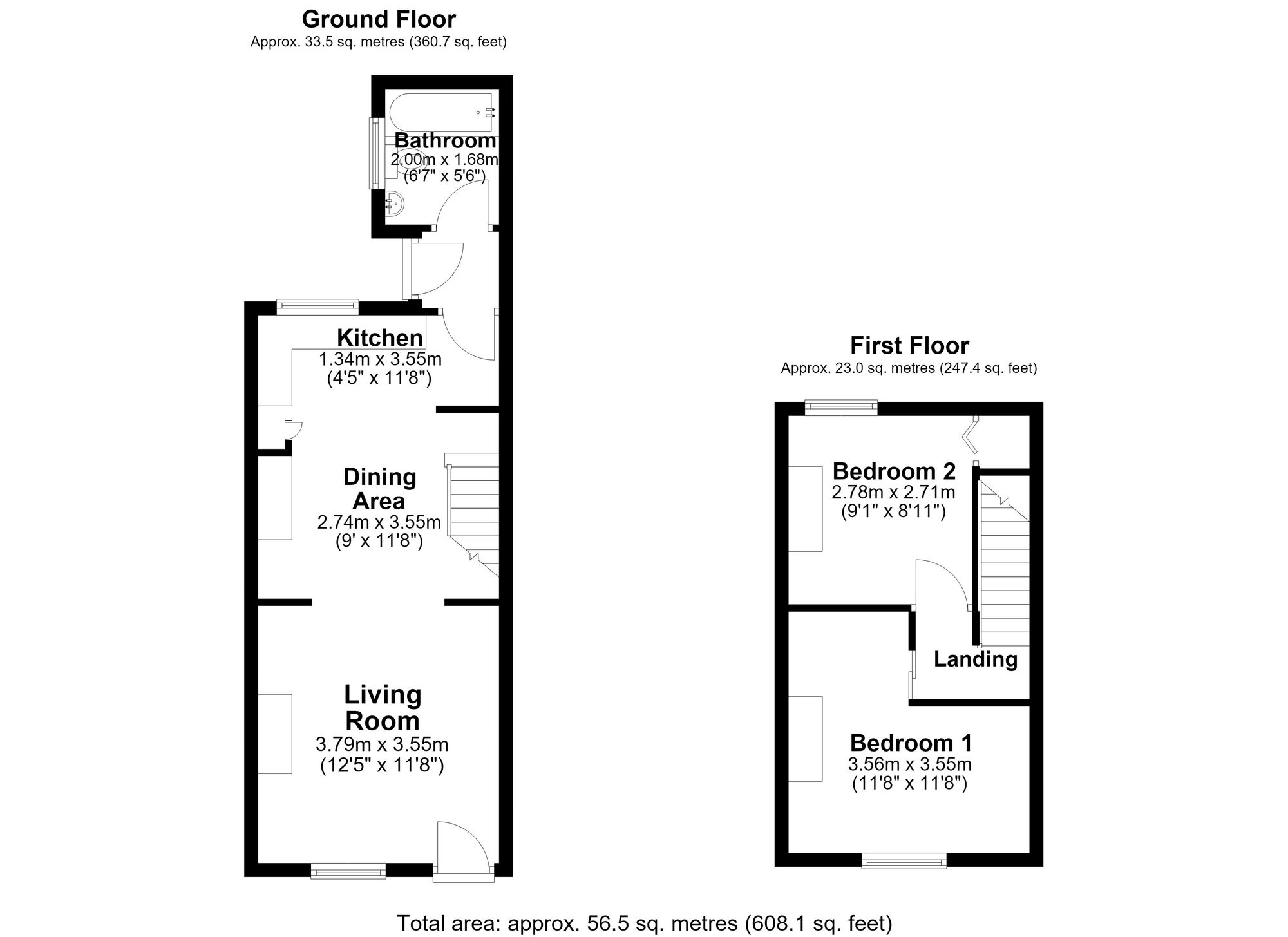 15 Brookfield Cottages, Lymm floorplan