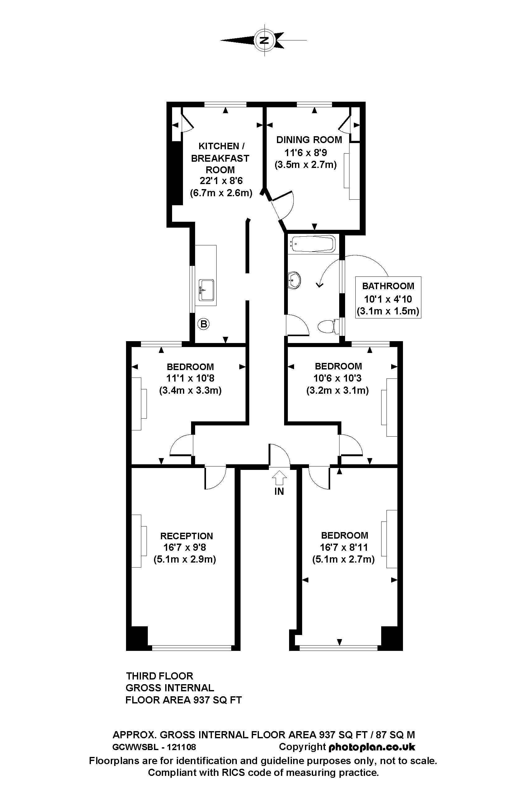 Stanlake Road, London floorplan