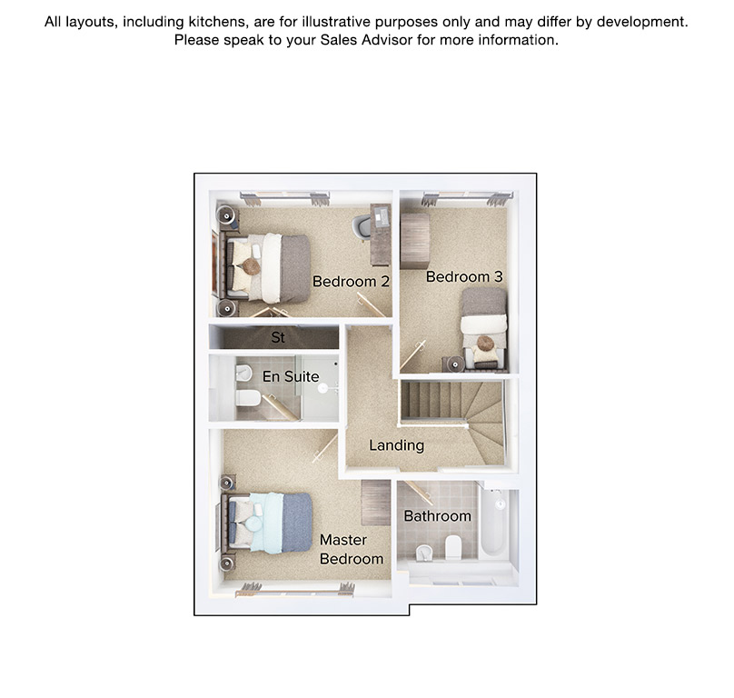The Denholme , The Brambles, Glossop floorplan