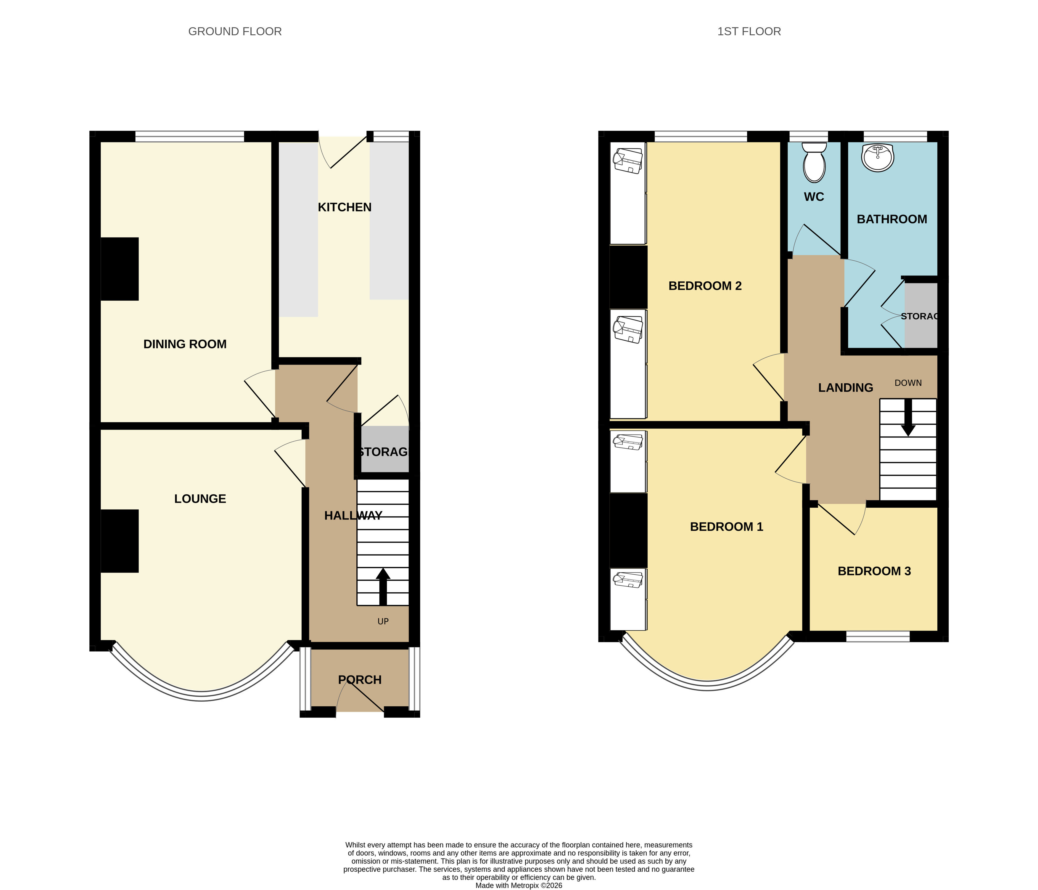 22, Haddon Road, Blackpool floorplan