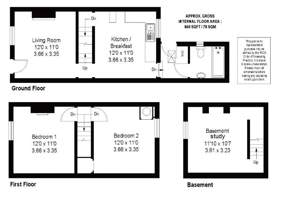 2 Bedrooms End terrace house to rent in Carlos Street, Godalming GU7