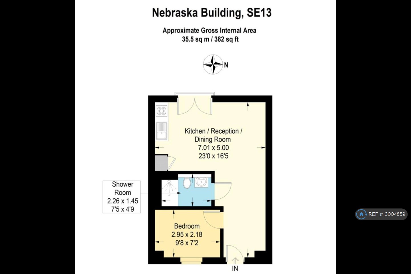 Flat  Nebraska Building Deals Gateway, London floorplan