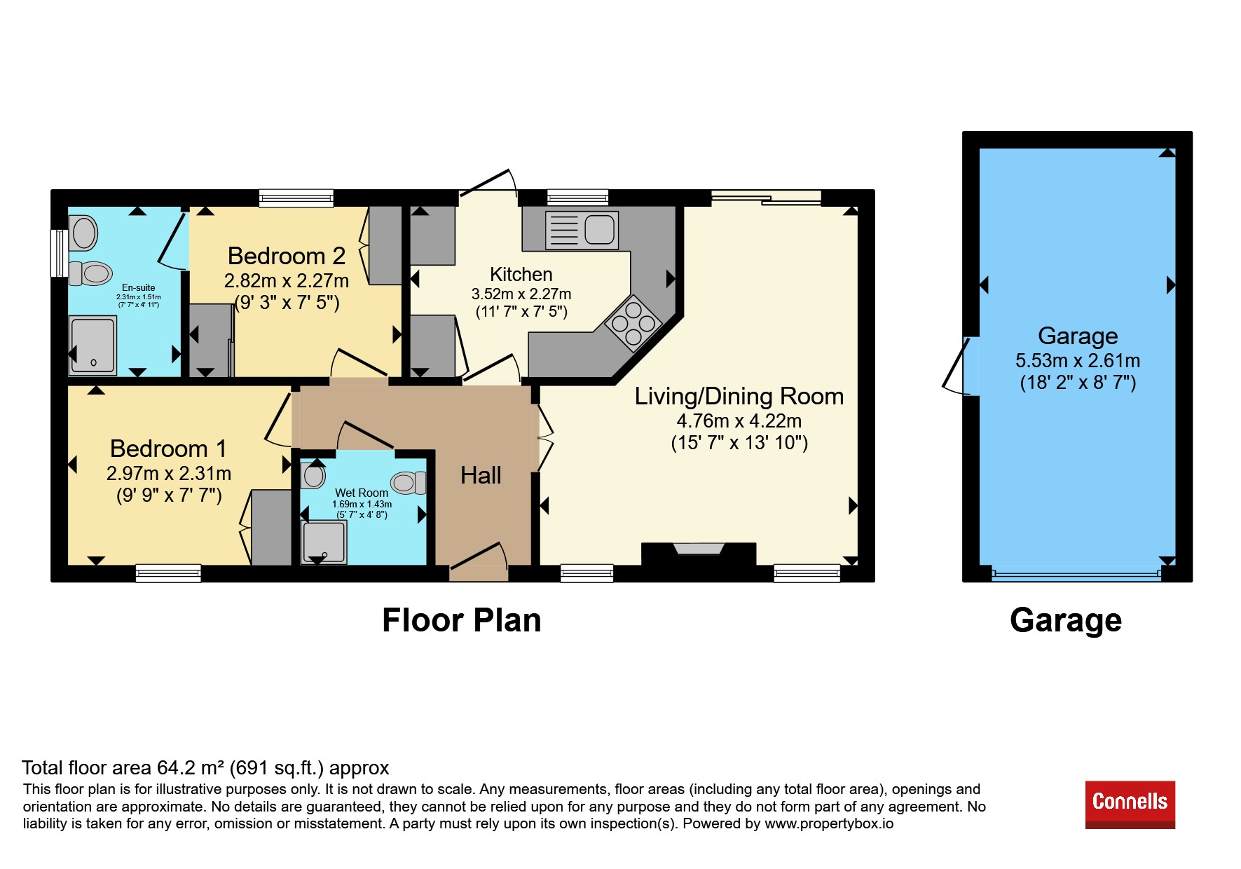 66, Oaklands Park, Dorchester floorplan