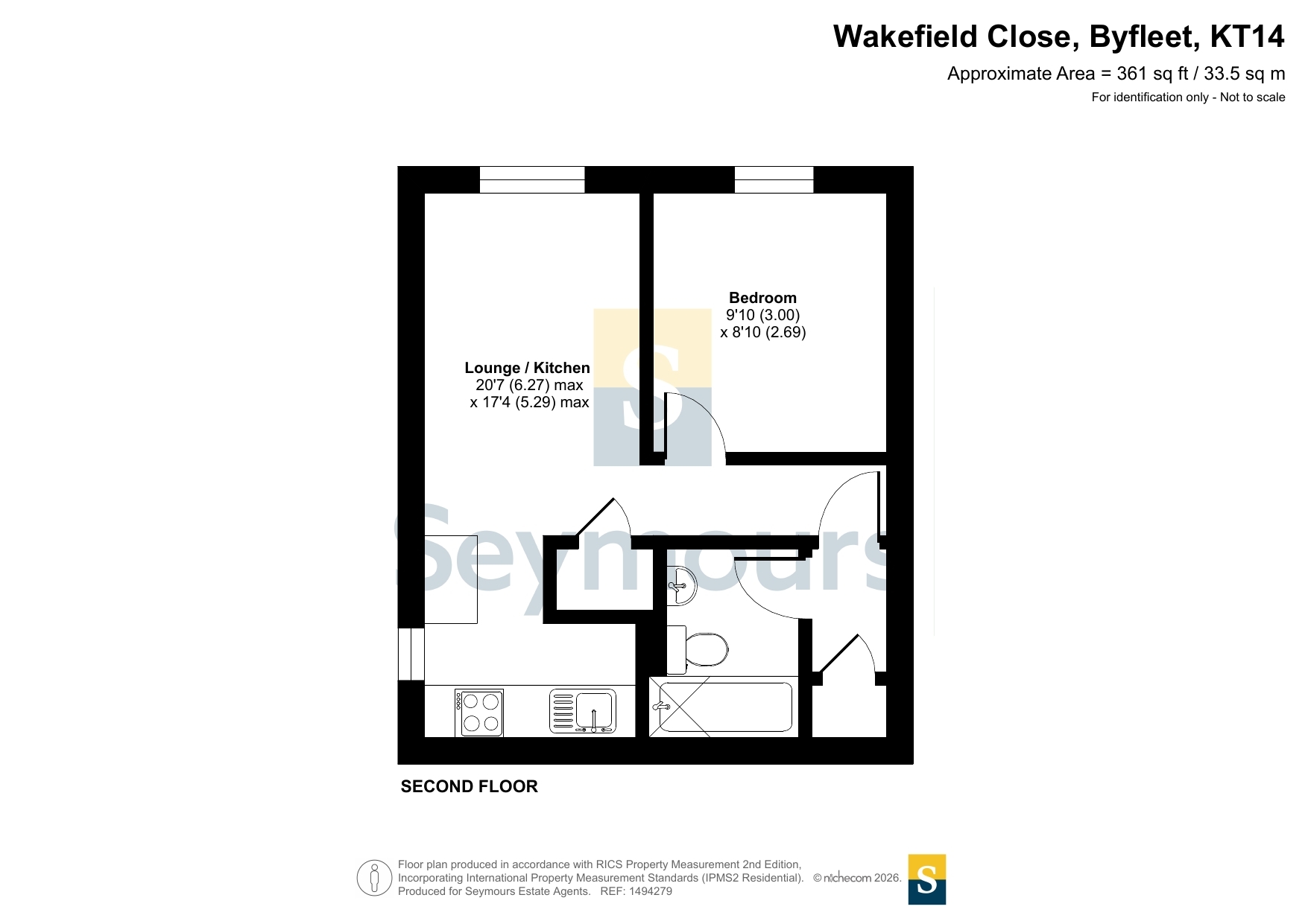 37, Wakefield Close, West Byfleet floorplan