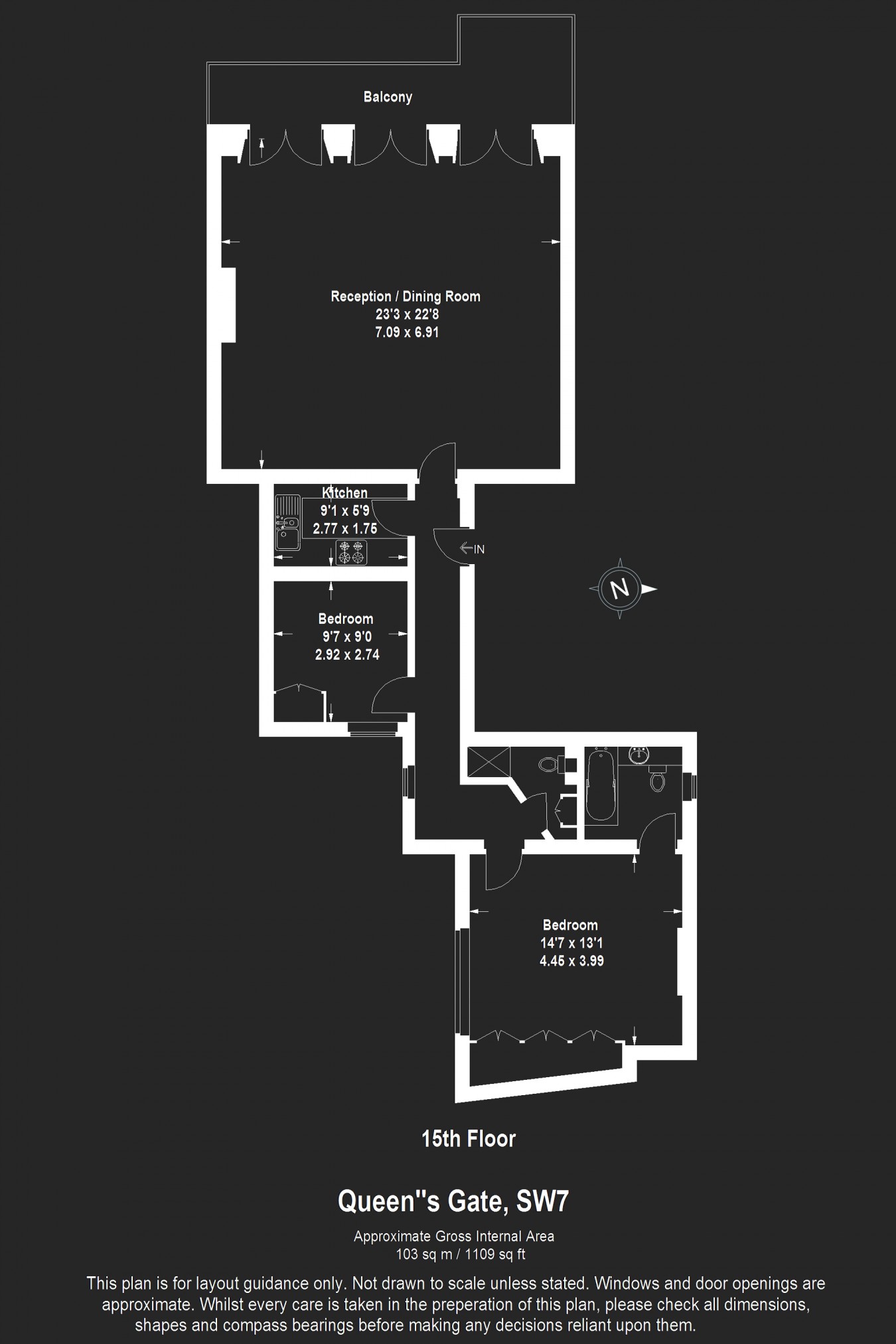 2 Bedrooms  to rent in Queen's Gate, London SW7