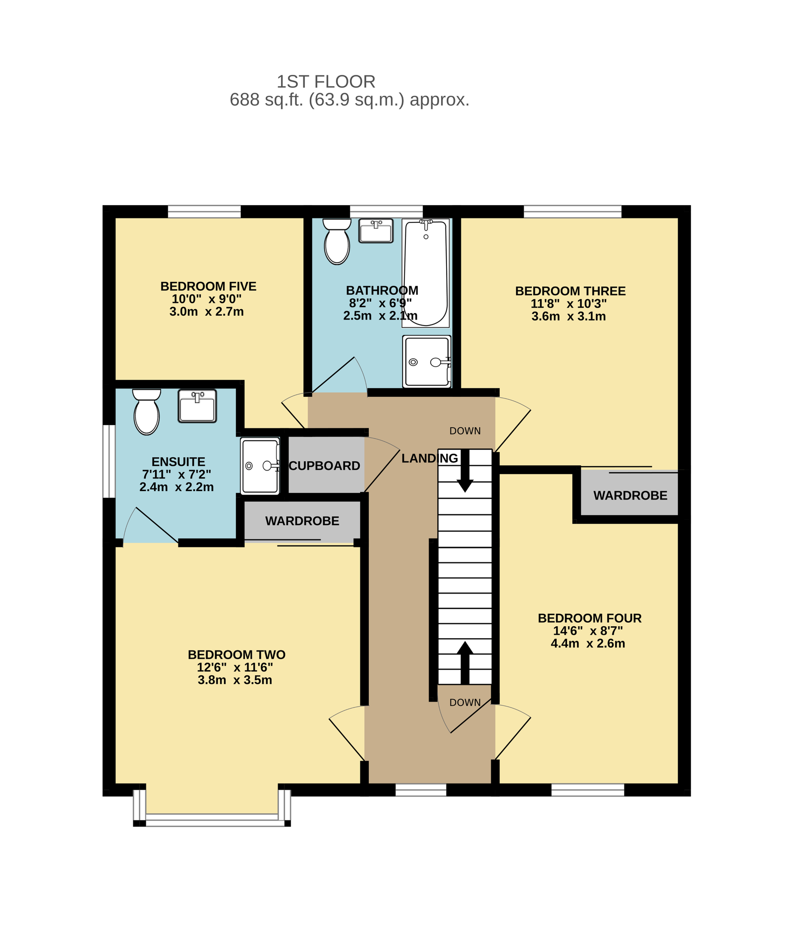 29, Spring Meadow, Cheslyn Hay floorplan